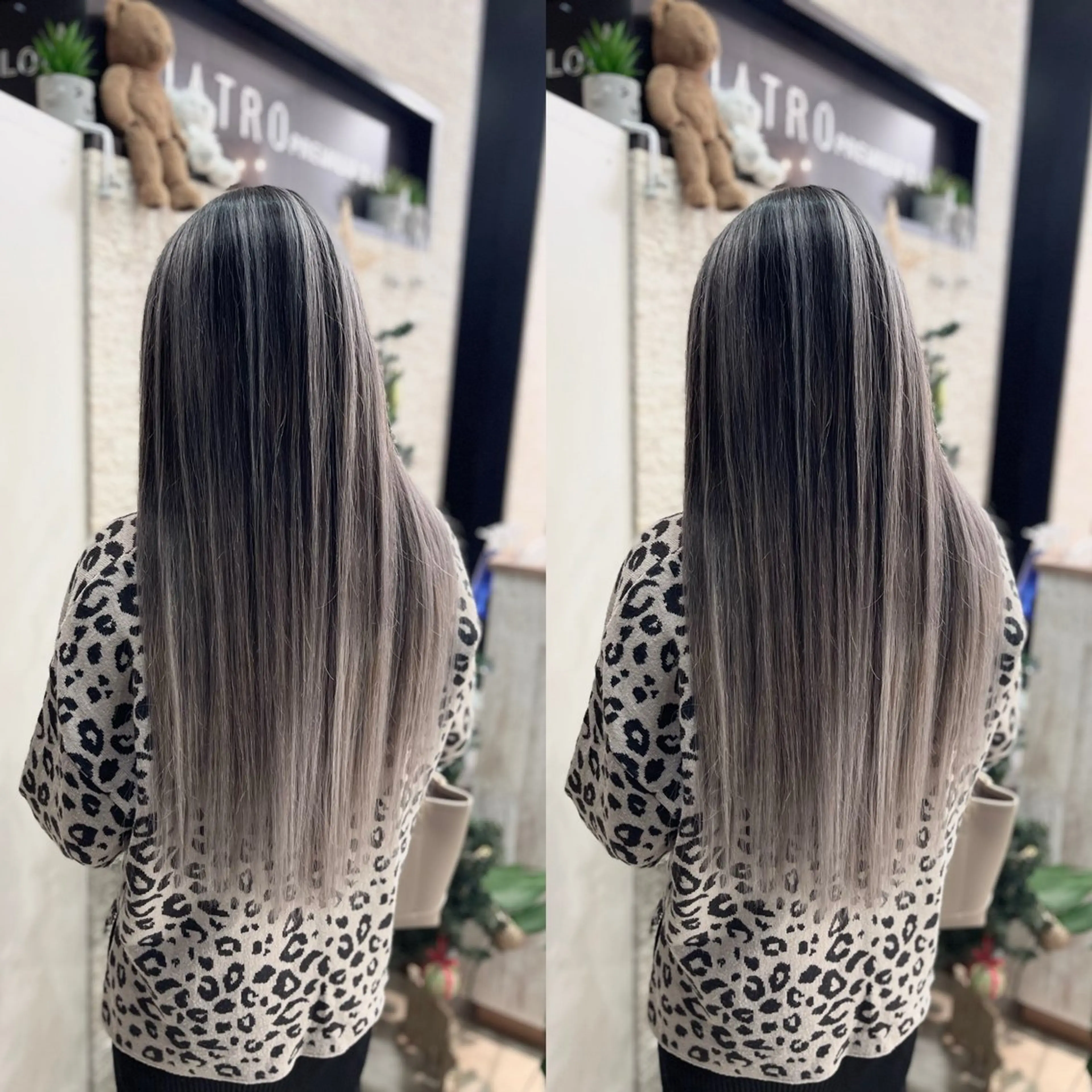 ロング カット ヘアカラー Y Uのヘアスタイル