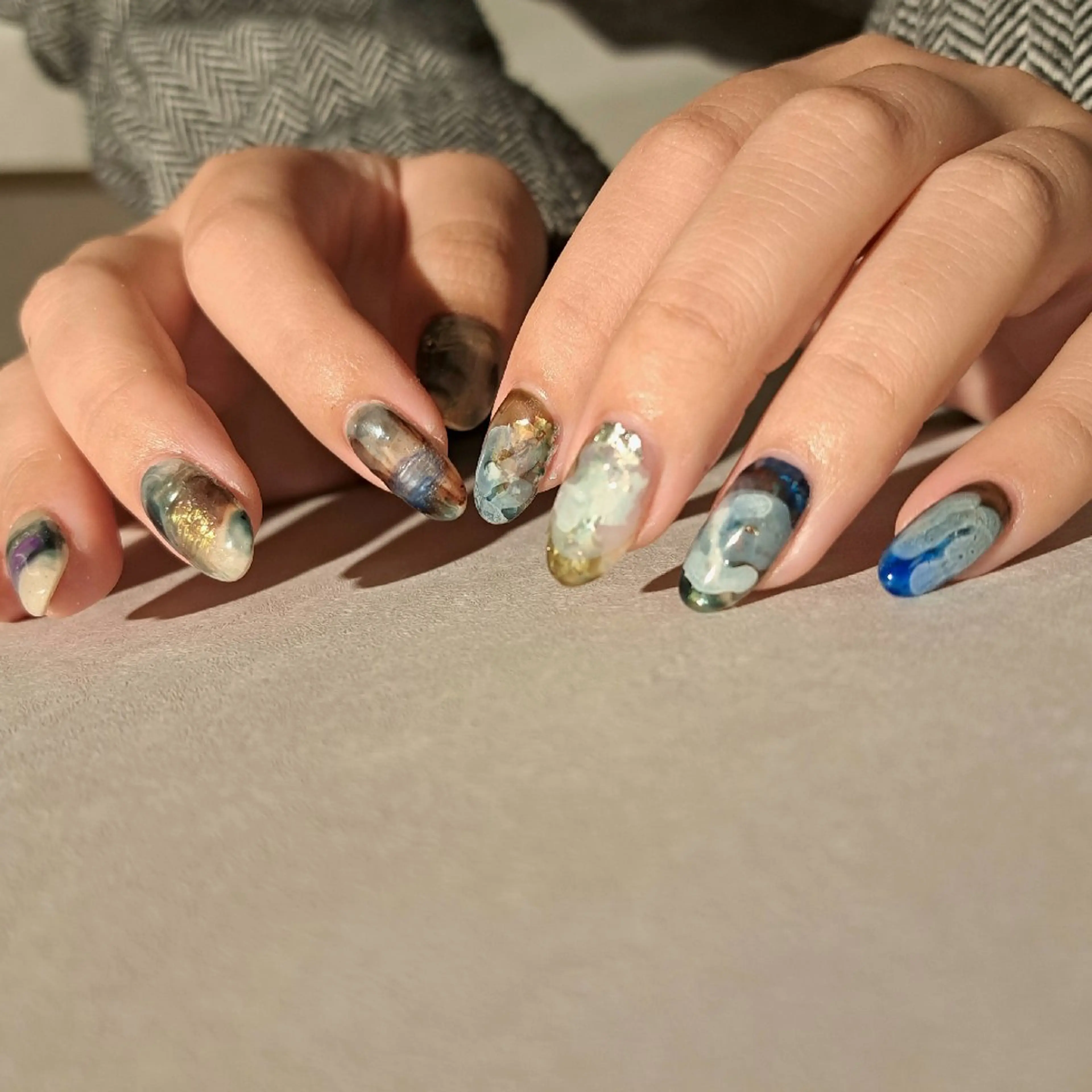 ネイル アートネイル 持ち込み ニュアンスネイル Nail mood /アートし放題のネイルデザイン