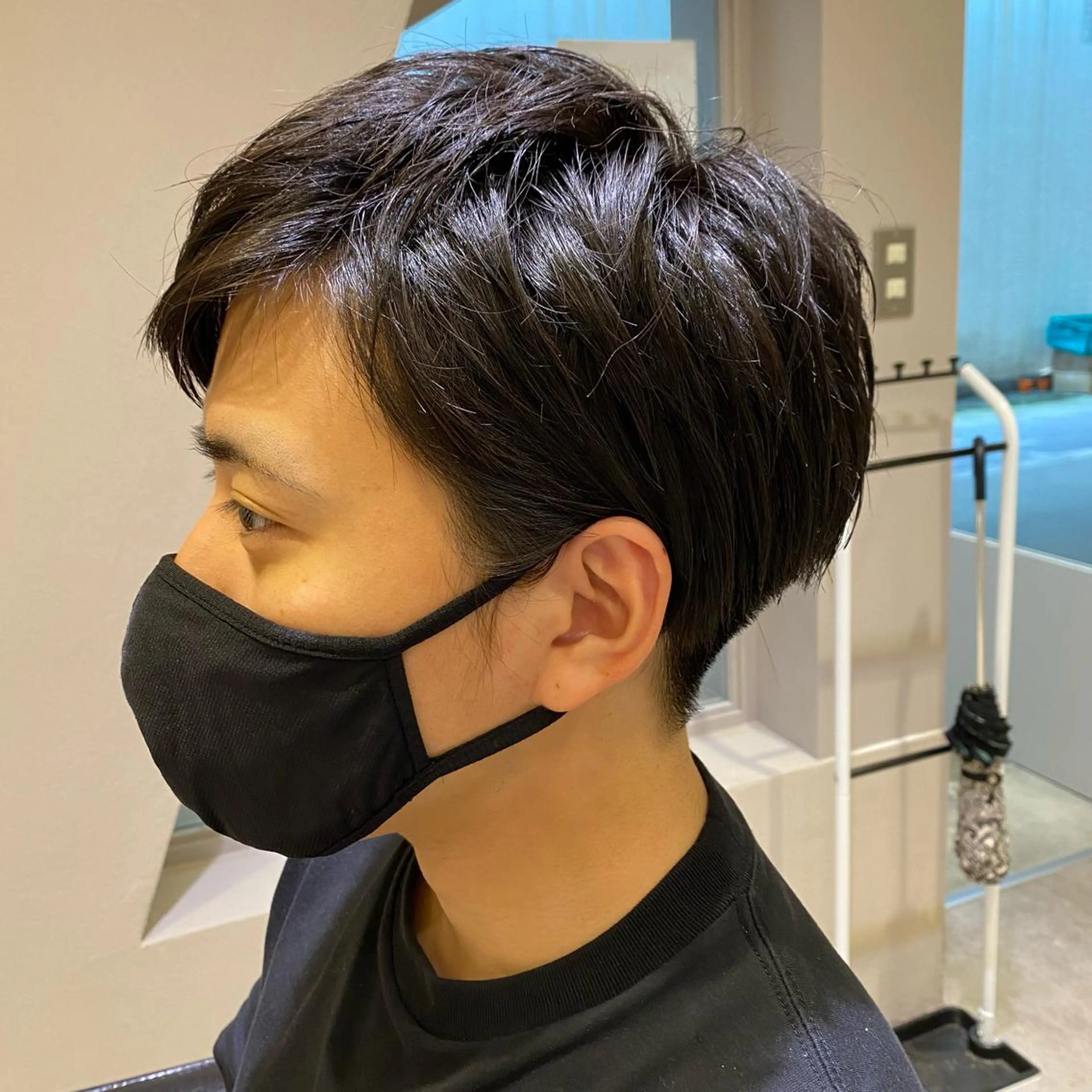 ショート メンズ ショートヘア 上石神井メンズパーマ 飯田徹のヘアスタイル