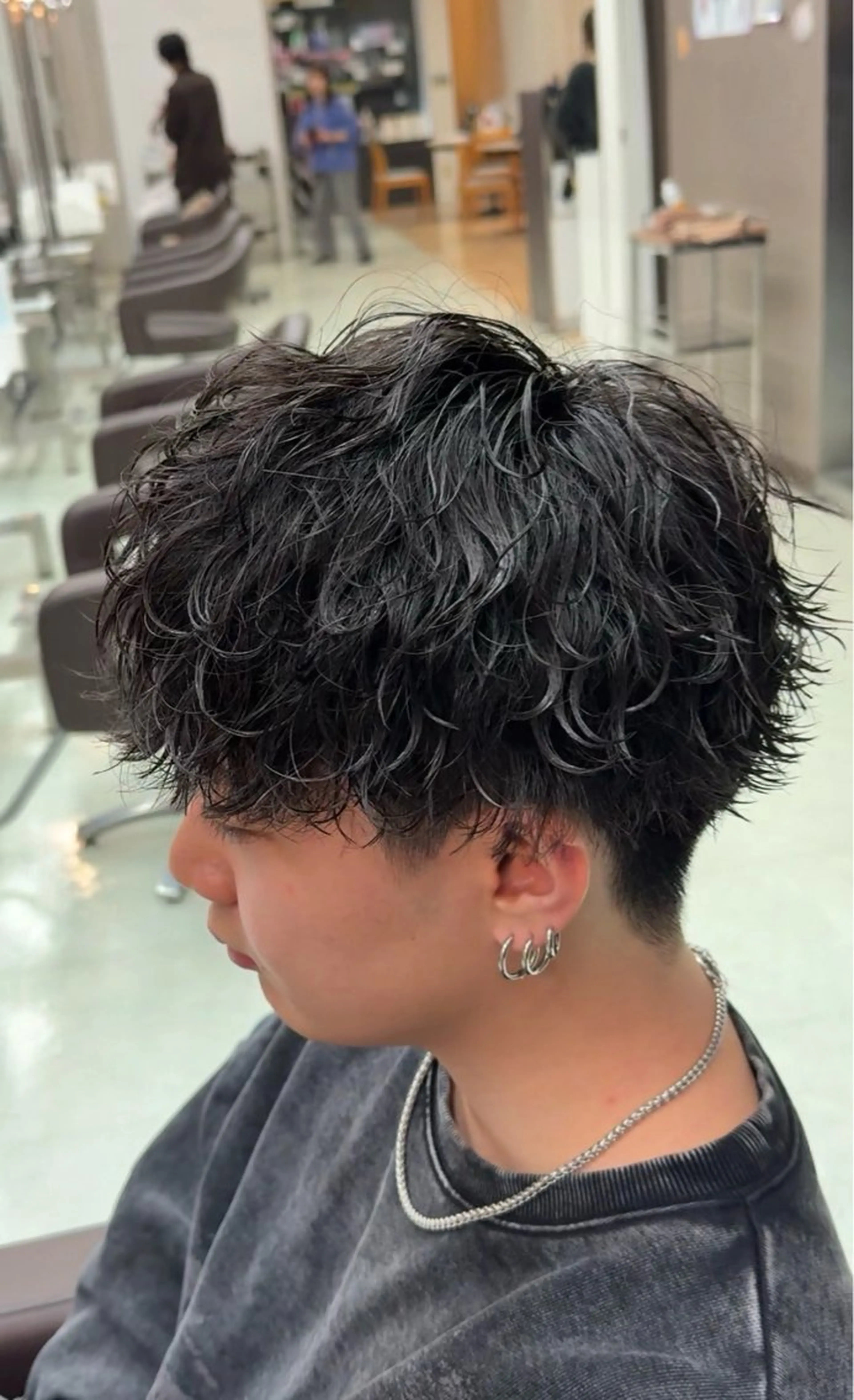 ショート パーマ カット パーマ 小芝涼介/レイヤー /メンズパーマ✂️のヘアスタイル