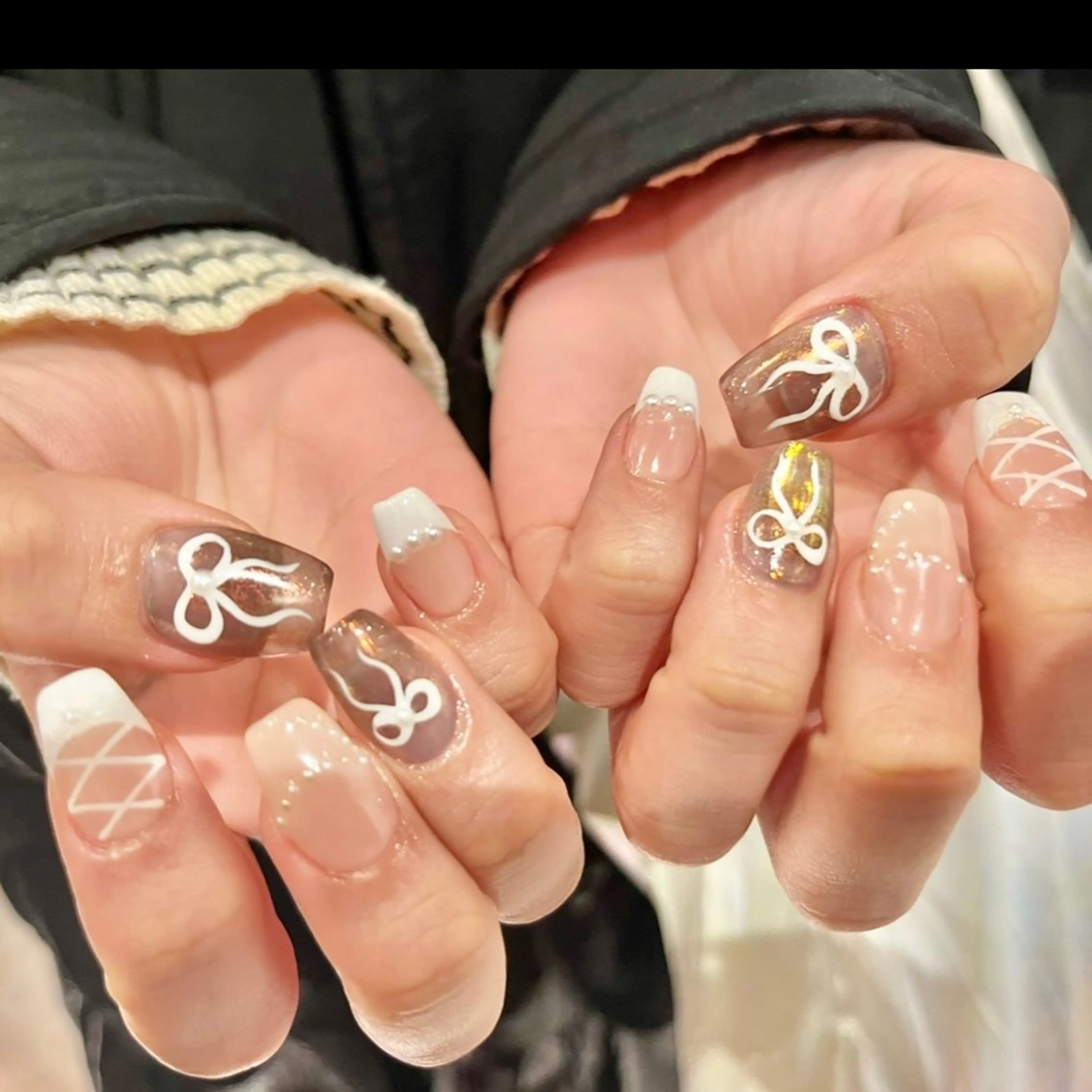 ネイル フラッシュネイル フットネイル ジェルネイル ラメ(グリッター) ラメグラデーション ハンドネイル beautysalonLino所属・ネイルサロン ⭐︎Linoのその他イメージ