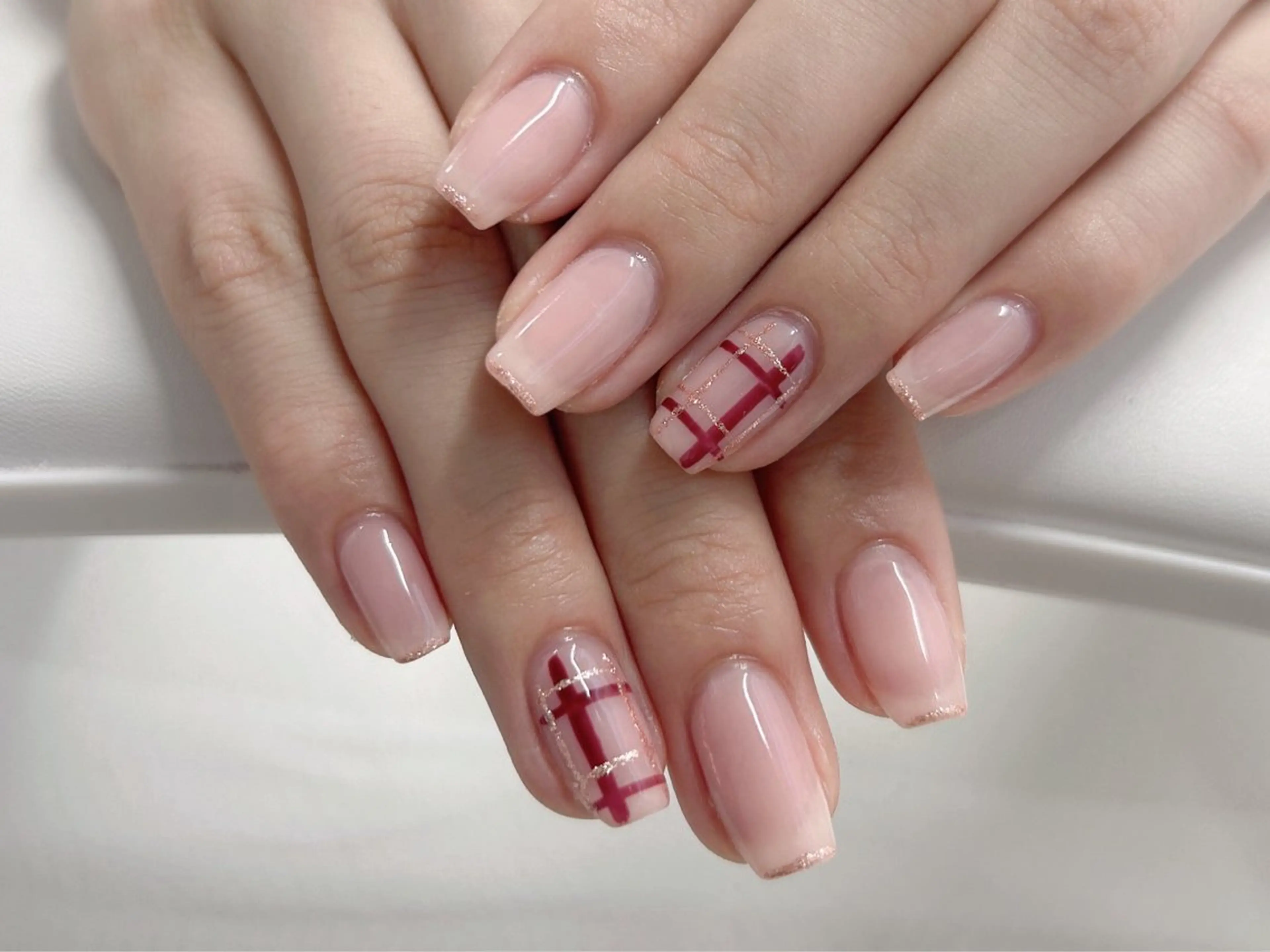 ✨️ミニモ×平日限定価格！✨️【HAND】🩵定額デザイン🩵ジェルオフ無料🩵の写真