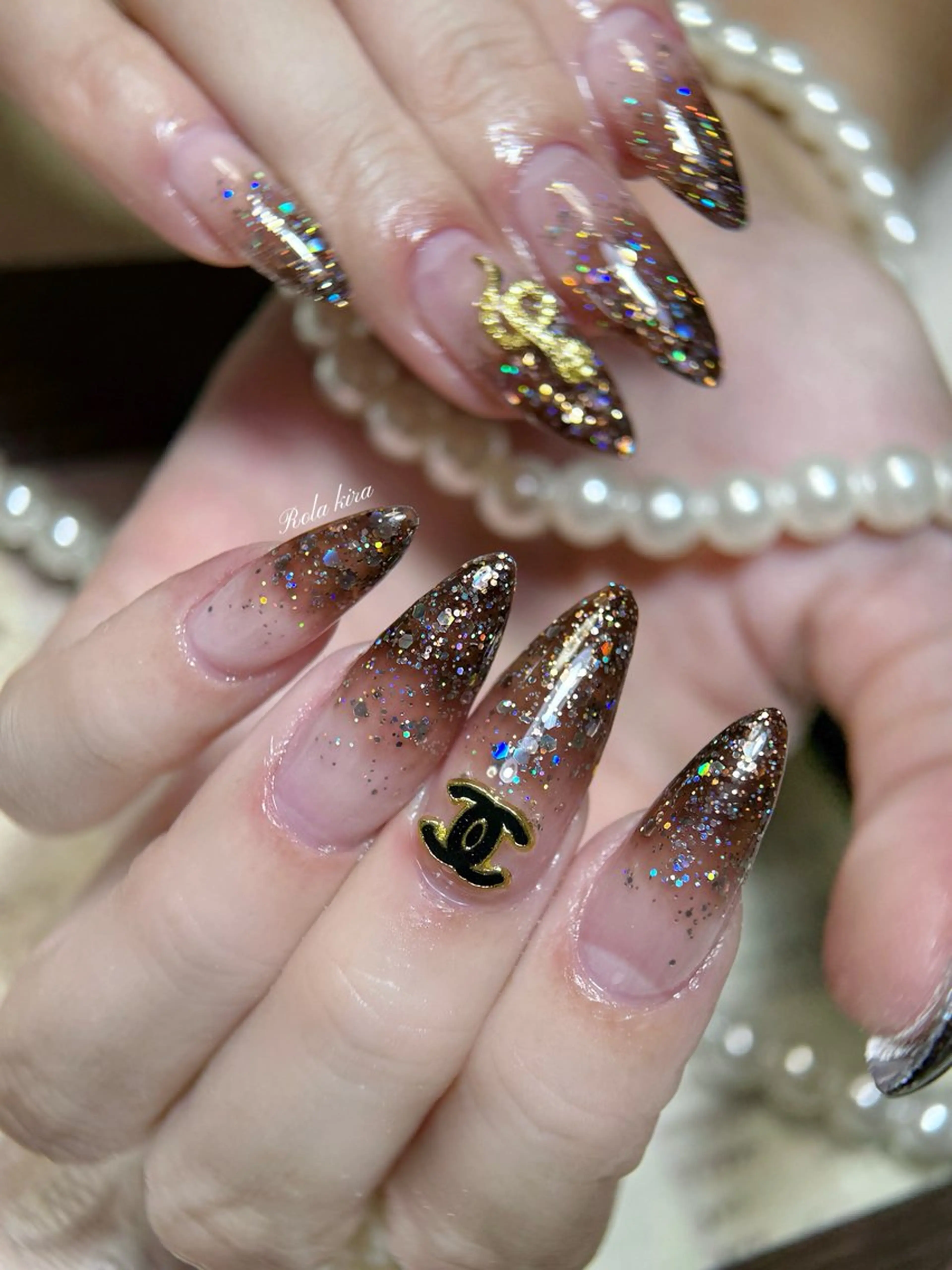 ネイル チークネイル 長さ出し フレンチネイル ジェルネイル 韓国ネイル ハンドネイル Rola kira nail salon所属・Rola kira 麗のネイルデザイン