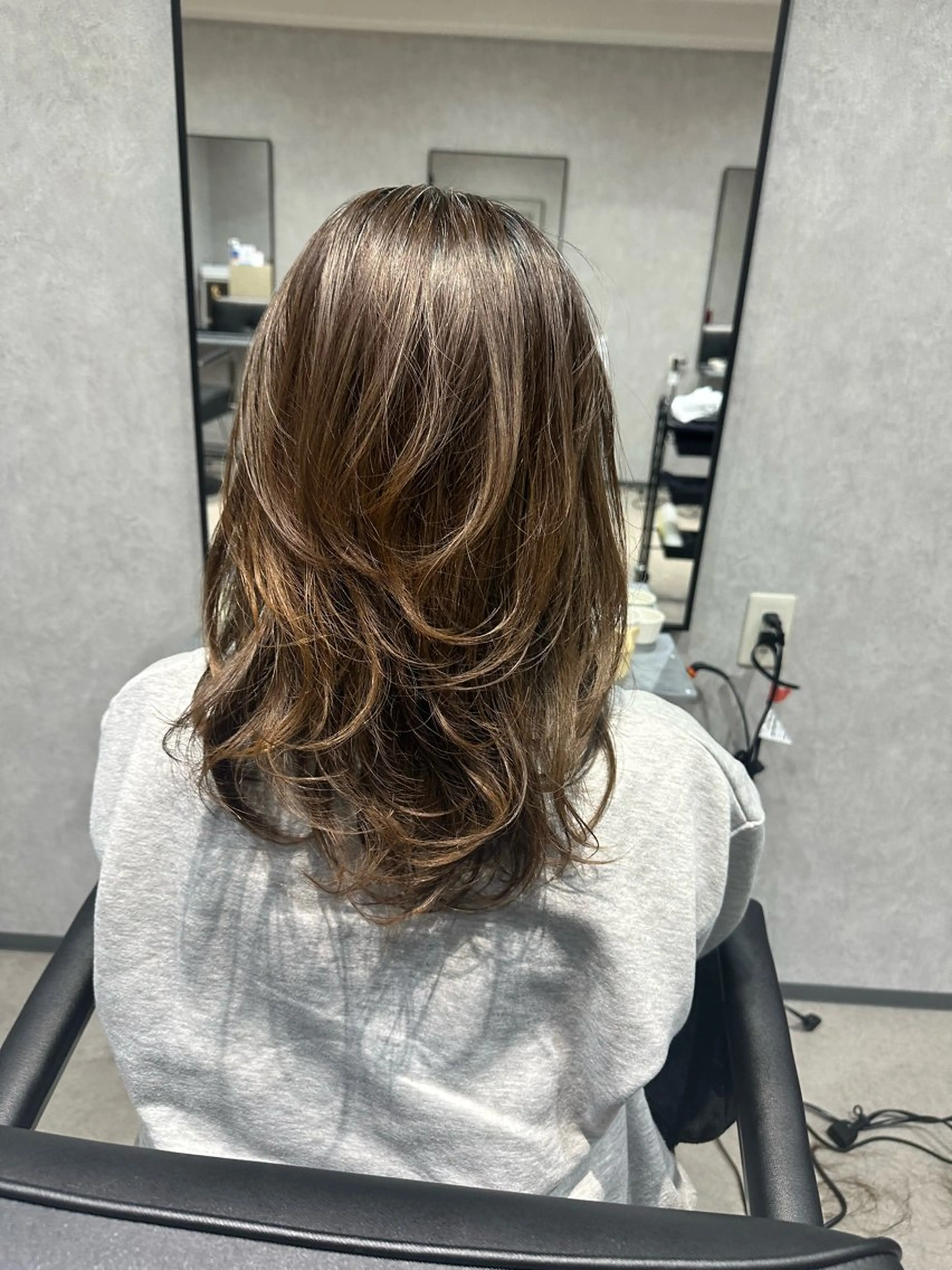 セミロング レイヤーカット Hair salon Clair所属・森 沙織のヘアスタイル