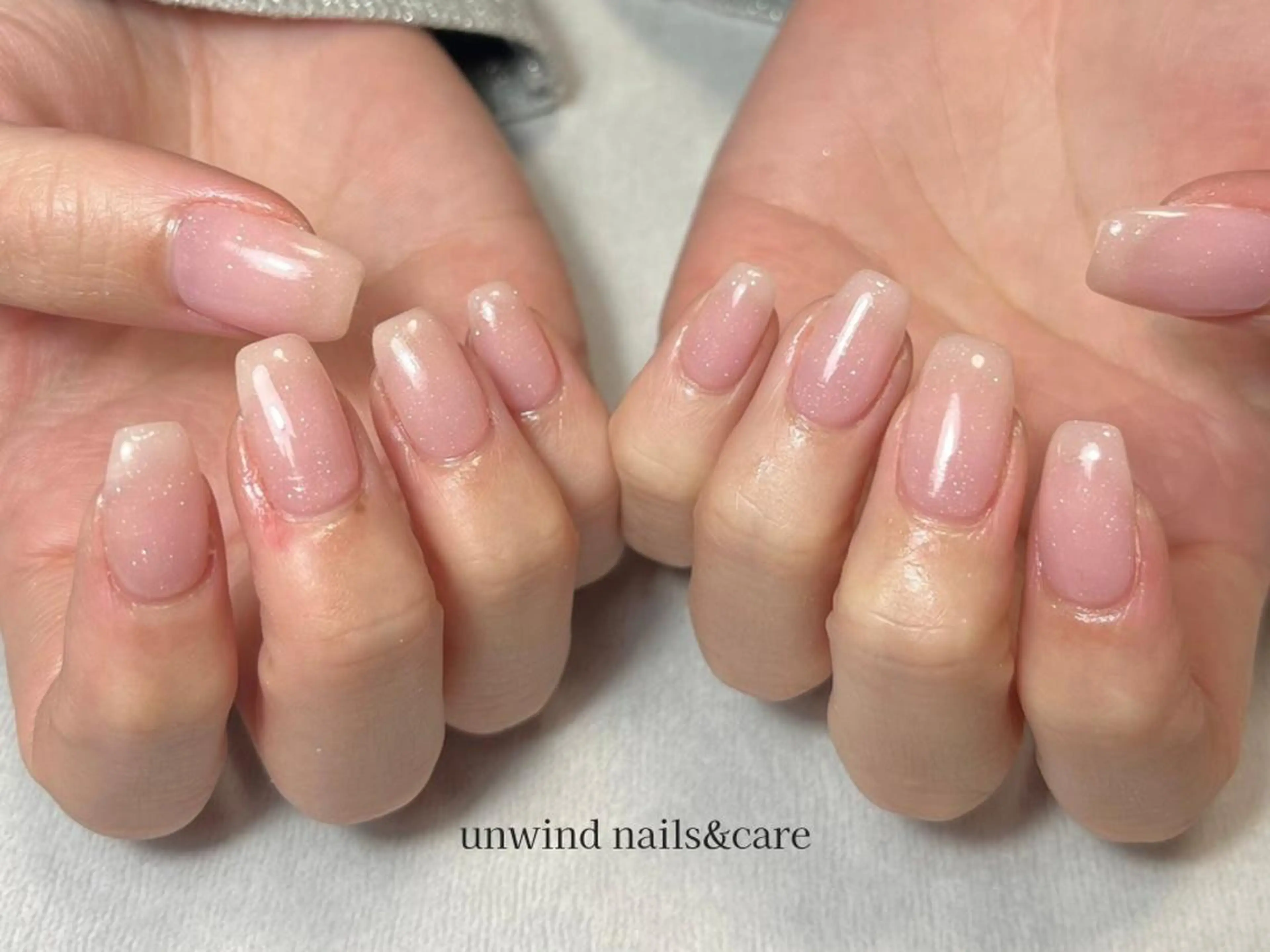 ネイル ハンドネイル unwind ┊︎春ネイル🍑のネイルデザイン