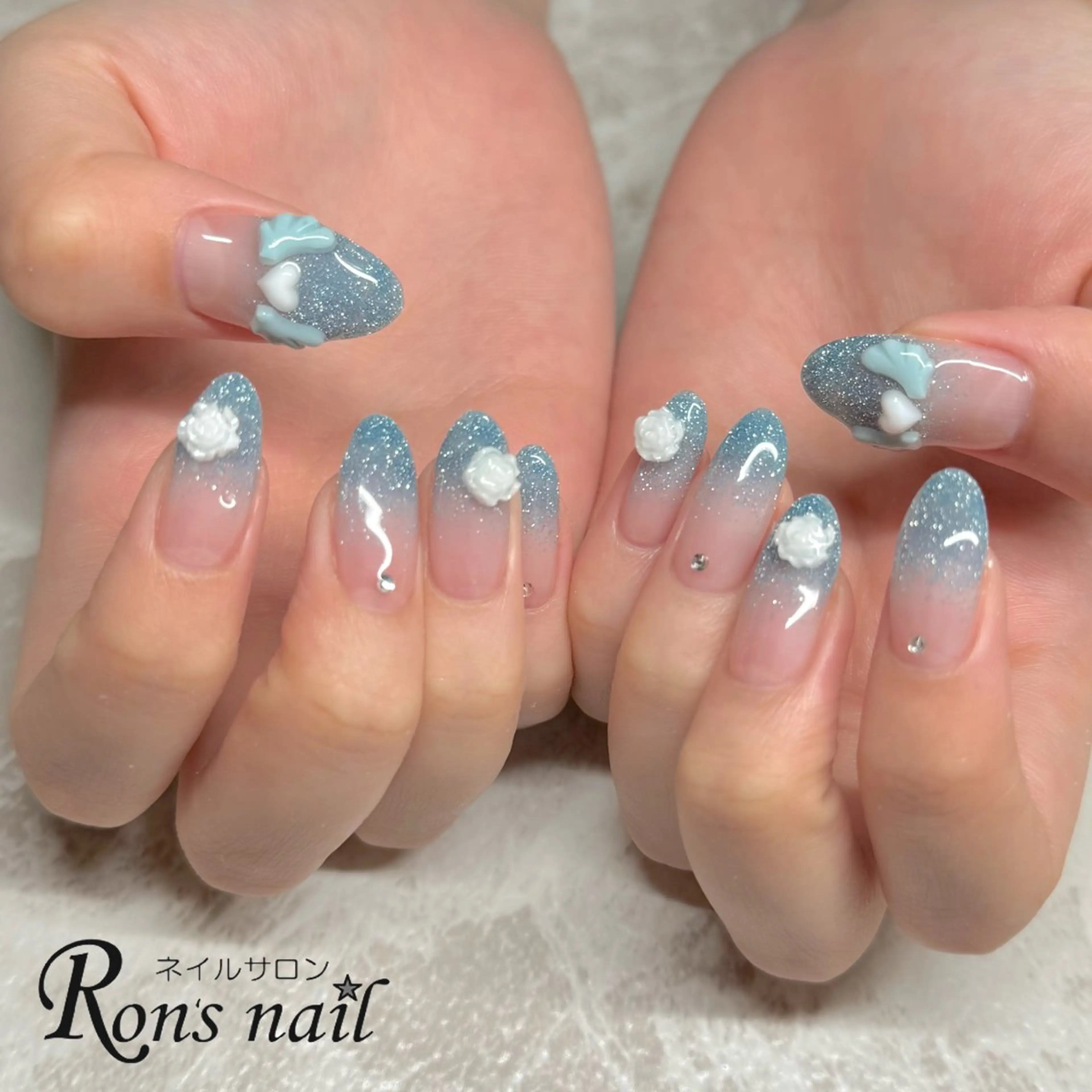ネイル Ron's nail 笹岡のネイルデザイン