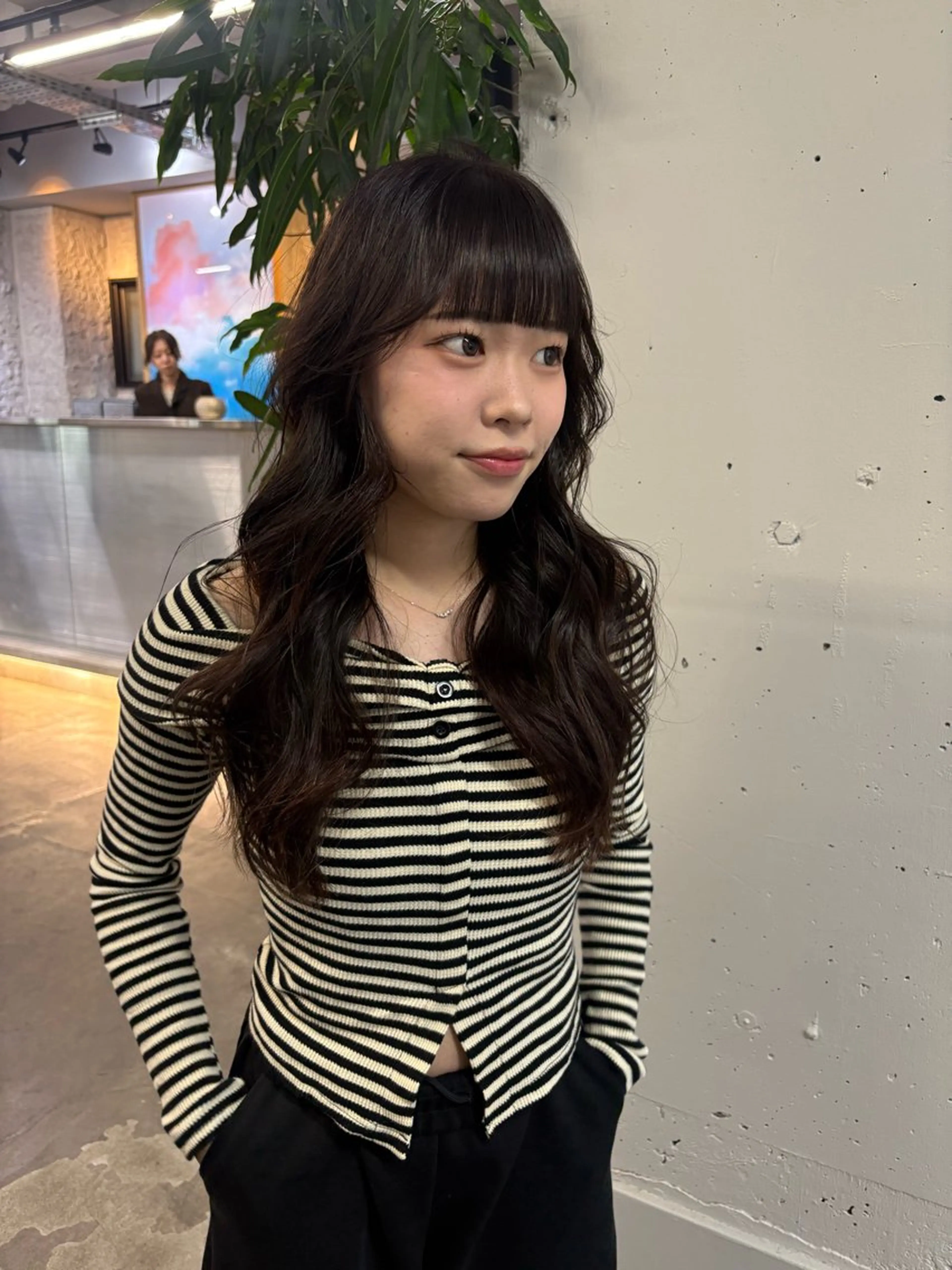 カラー ヘアカラー ロングレイヤー ¥0🎀MEIのヘアスタイル