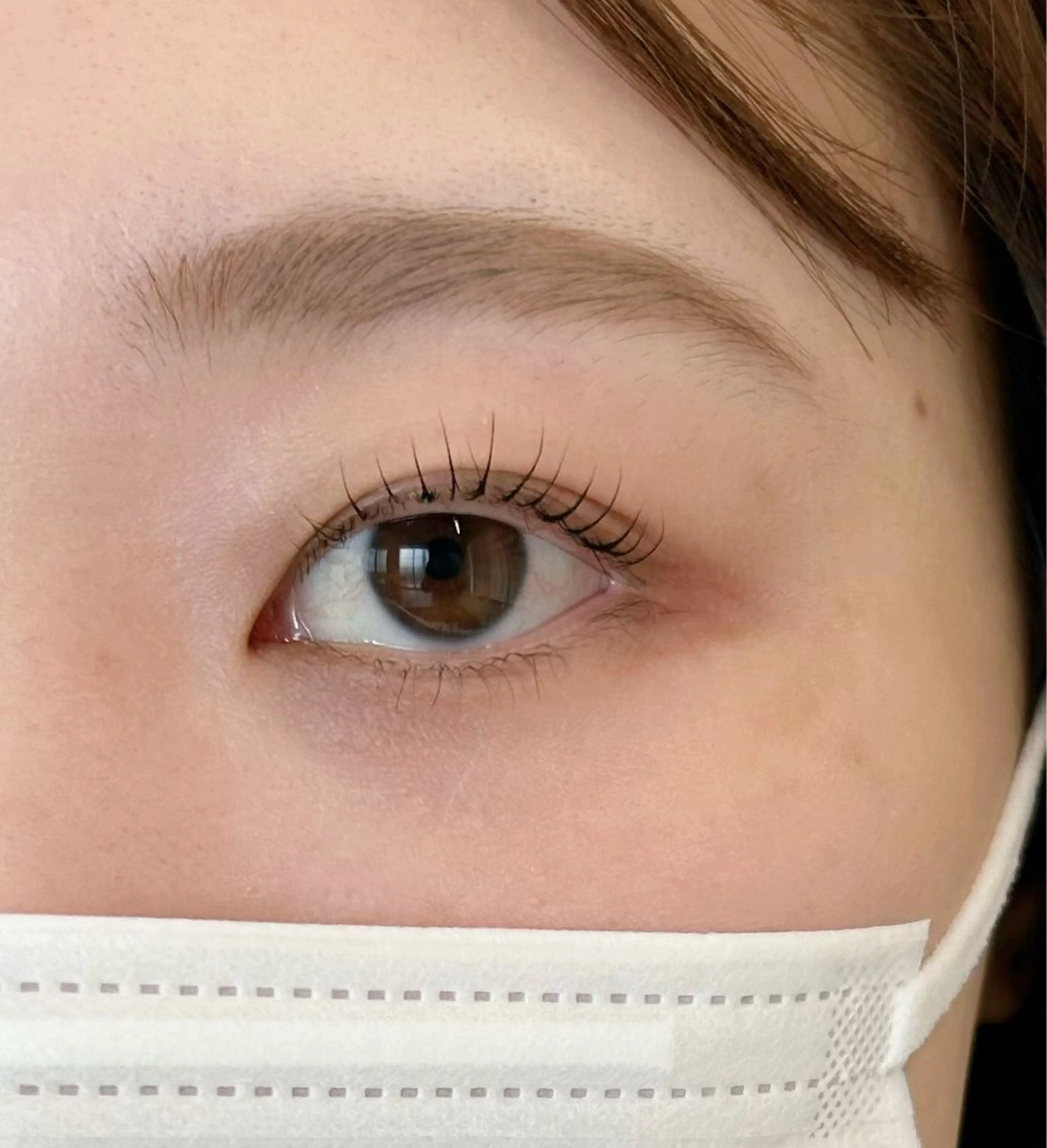 上まつ毛　ダメージレスまつ毛パーマ➕束感仕上げ　ケラチンTR付き🌟の写真