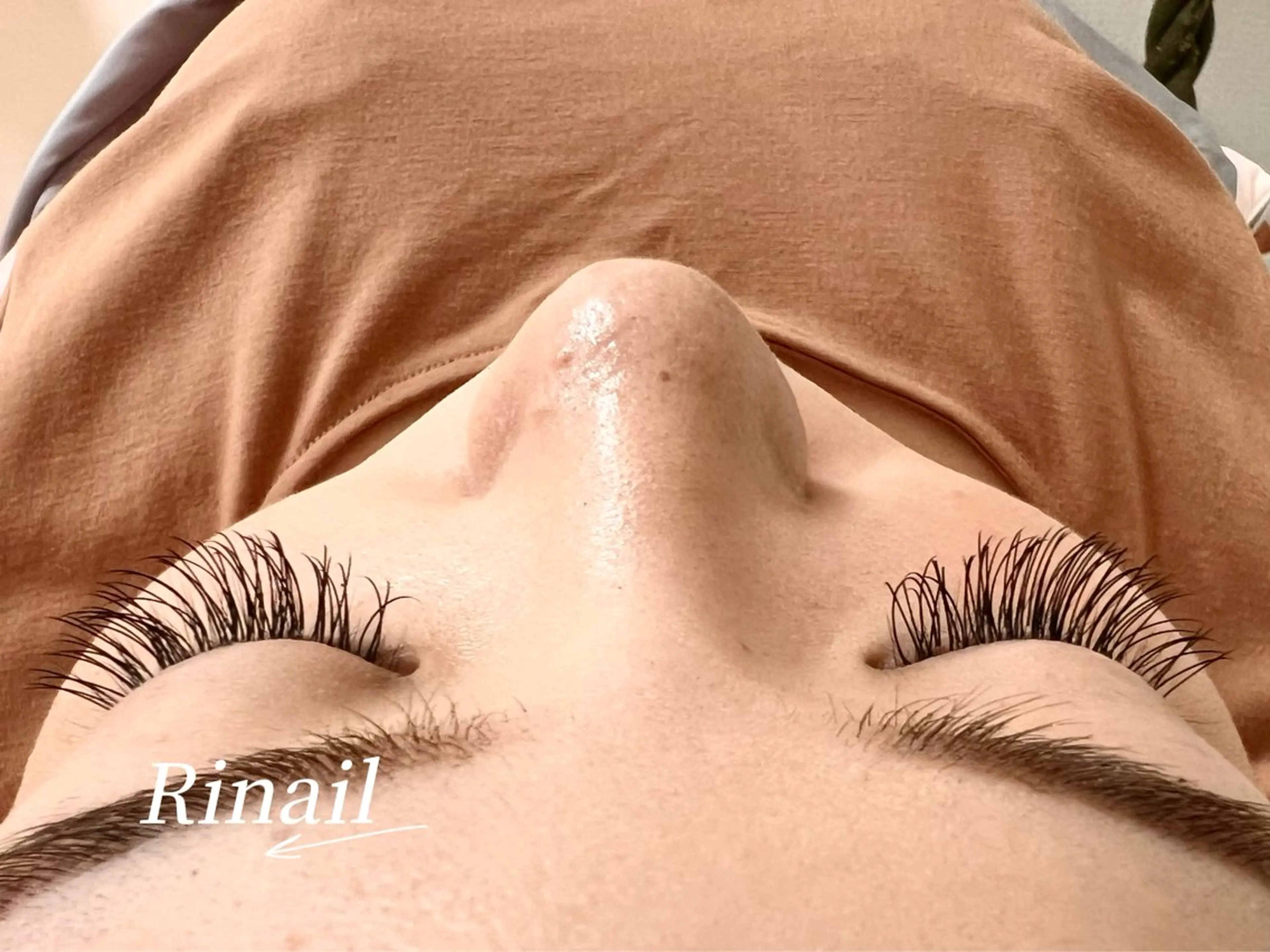 マツエク・マツパ バインドロック フラットラッシュ ナチュラル パリジェンヌラッシュリフト まつげパーマ YK Rinのネイルデザイン