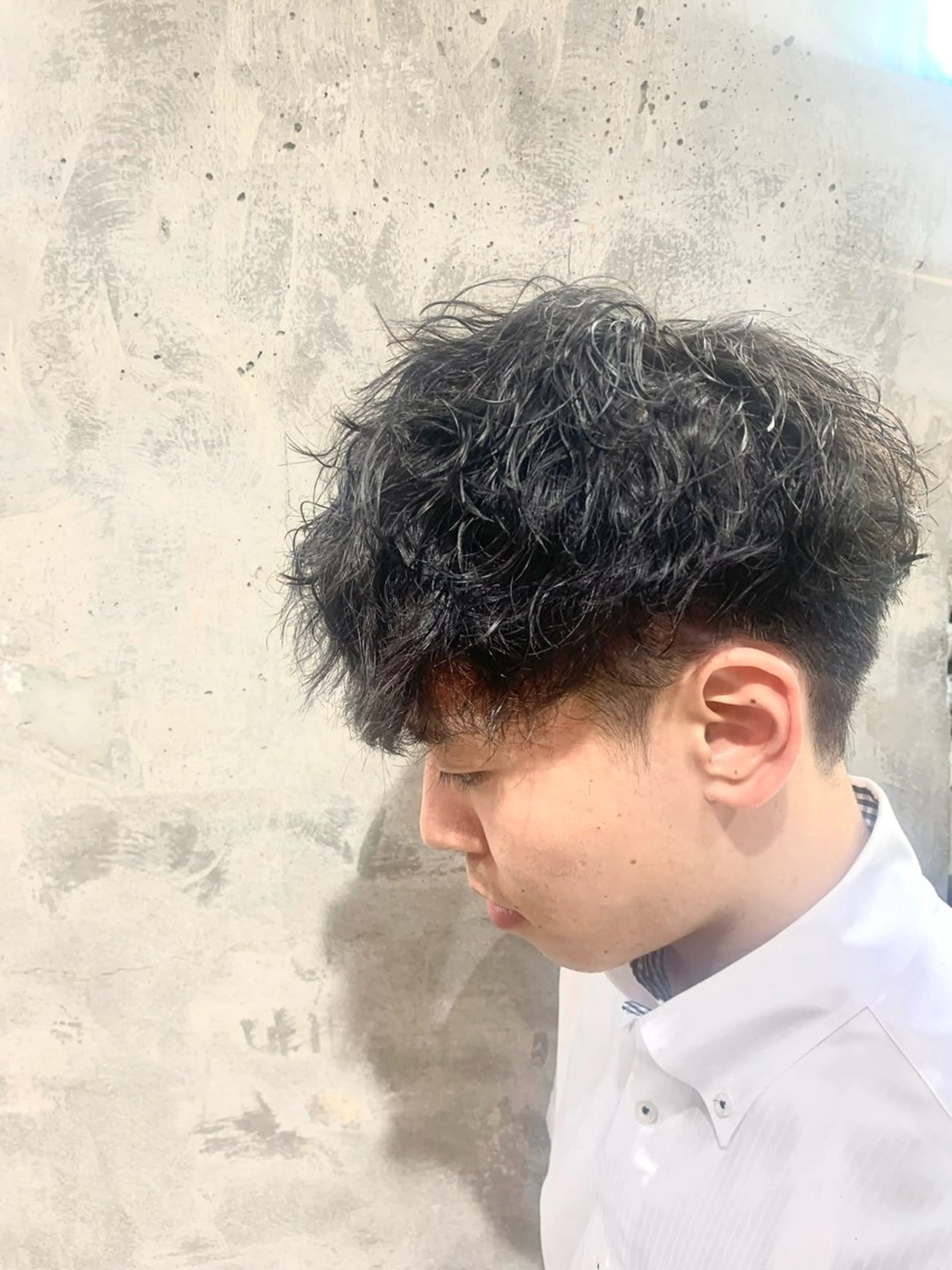 パーマ メンズ マッシュ メンズパーマ ツイストスパイラルパーマ スパイラルパーマ カット パーマ ⚡️メンズパーマ特化 mens支持◎/忠地のヘアスタイル