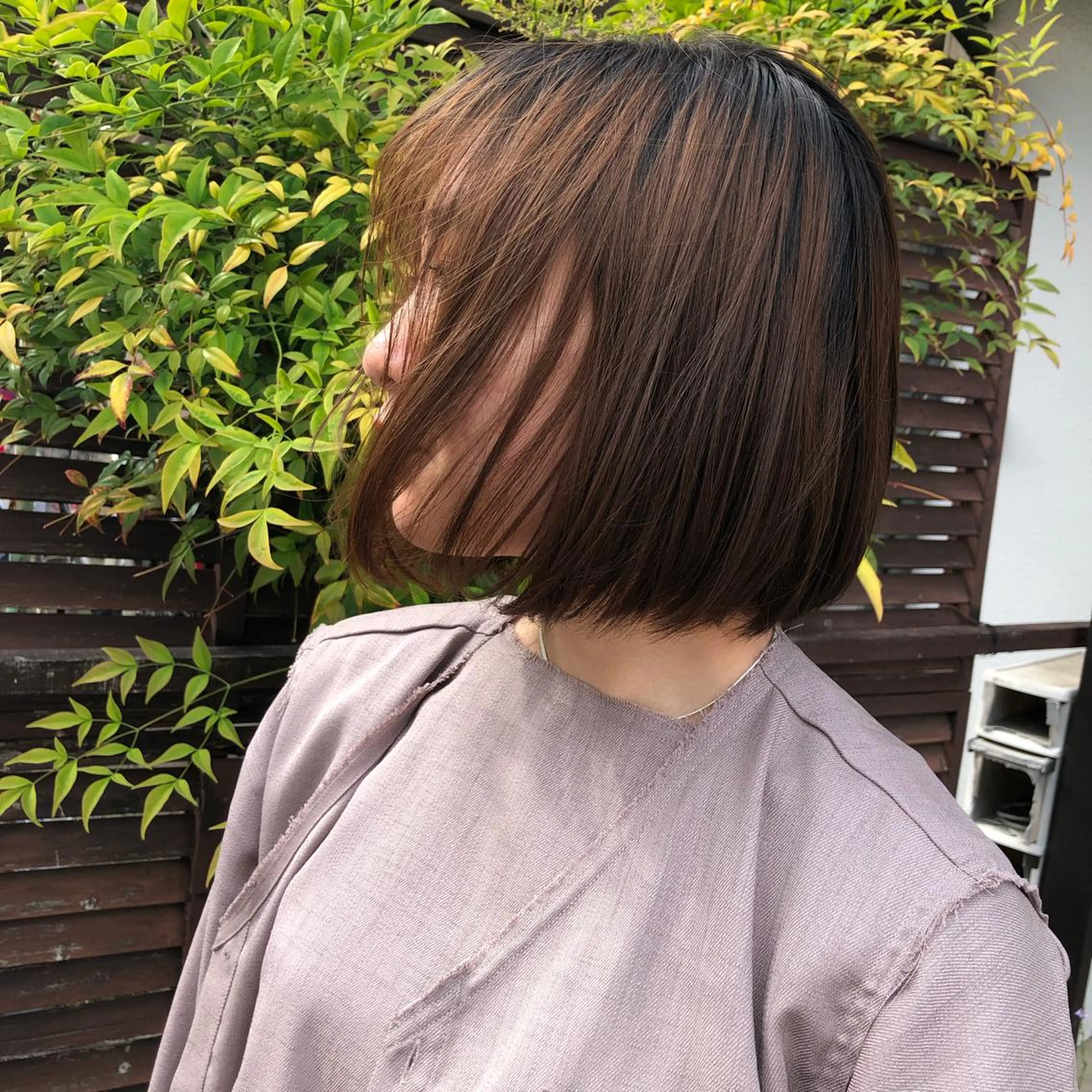 ミディアム カラー カット ナチュラル透明感🌱 小山美樹子のヘアスタイル