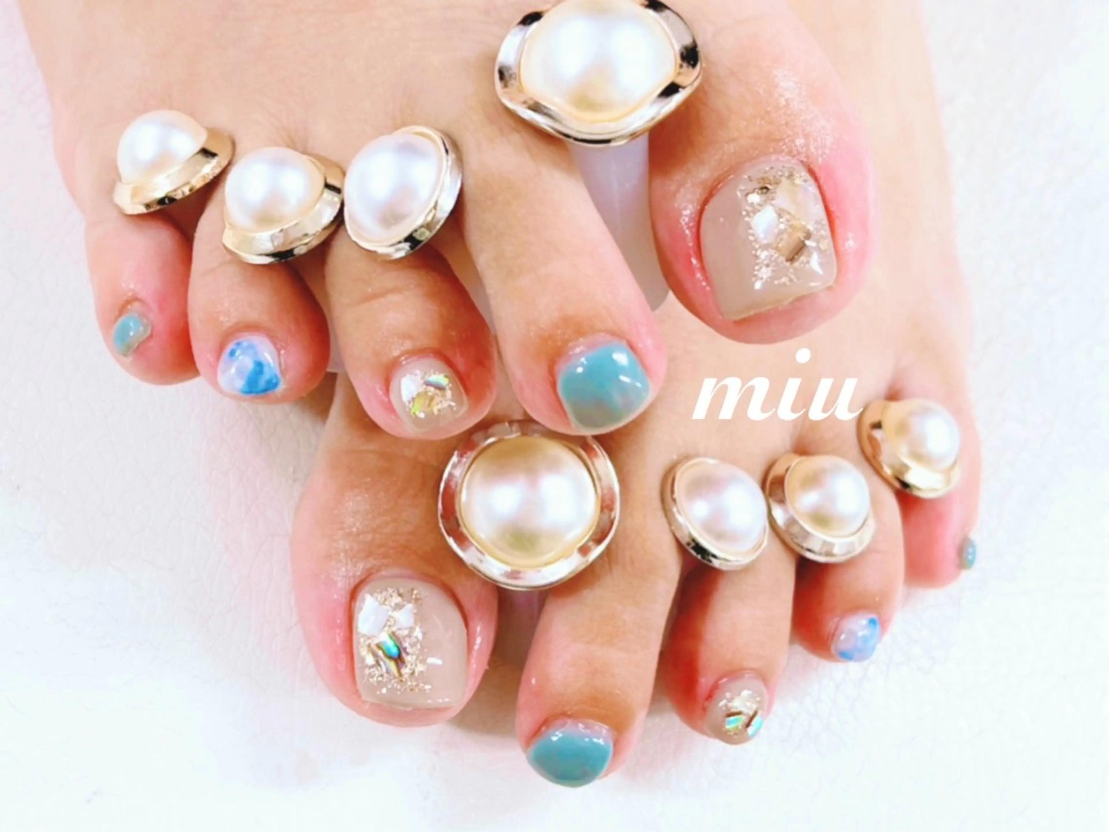 ネイル フットネイル miu nail 🐾mihoのネイルデザイン