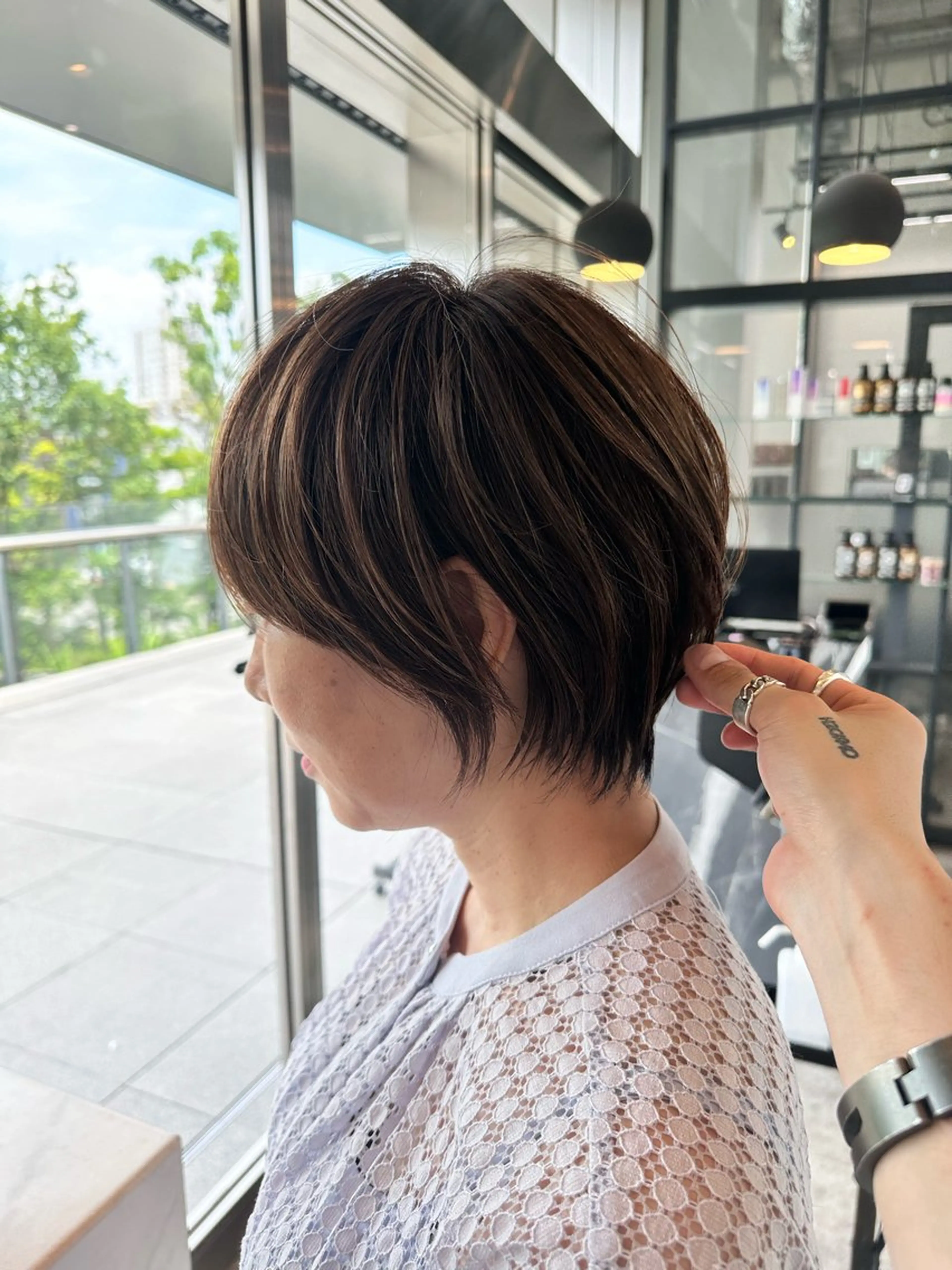 ショート カラー カット ヘアカラー トリートメント SENJYU所属・貴方以上に貴方の髪を 想う🌕野口昴夢のヘアスタイル