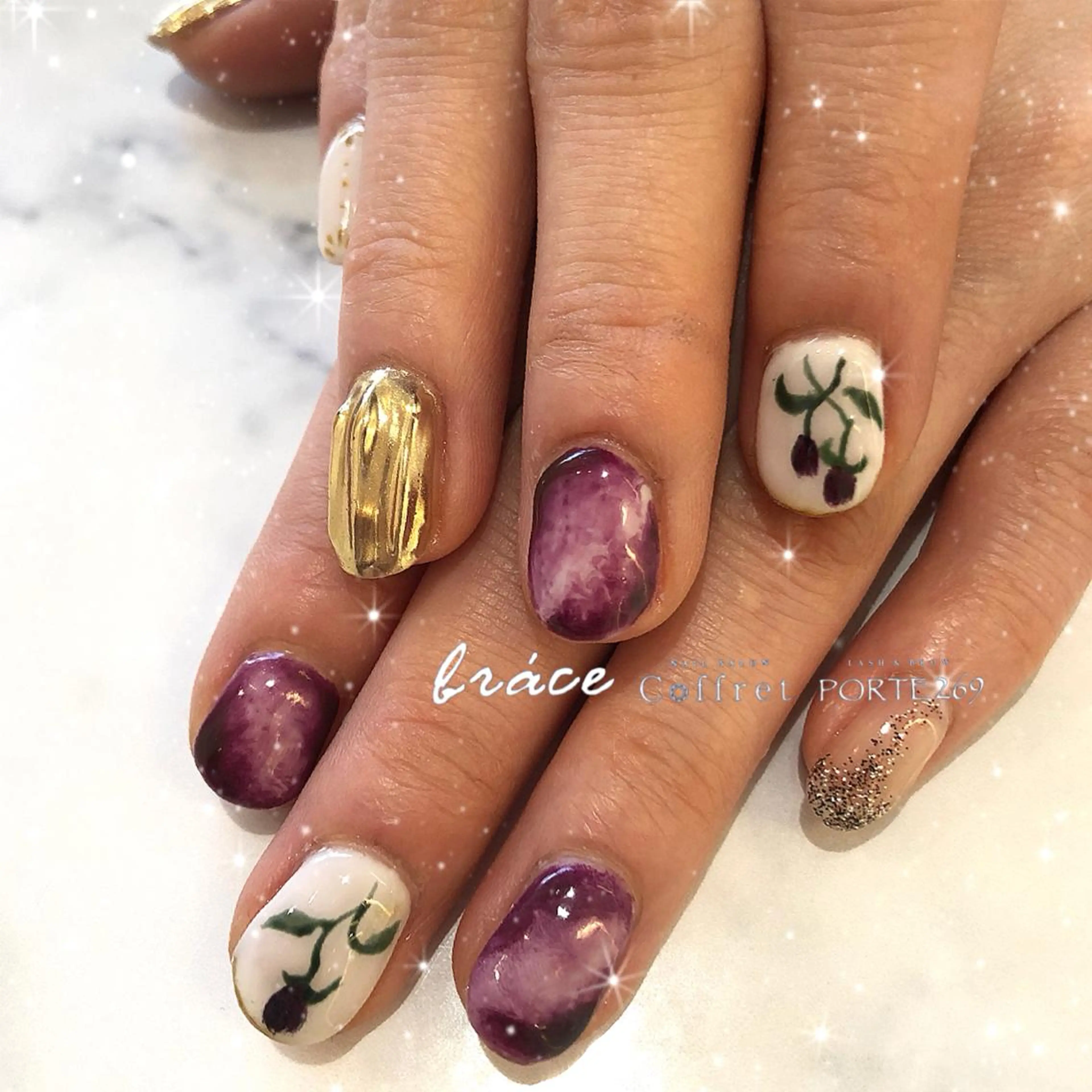 ネイル ミラーネイル WOLTOKYO池袋 💕maiのネイルデザイン