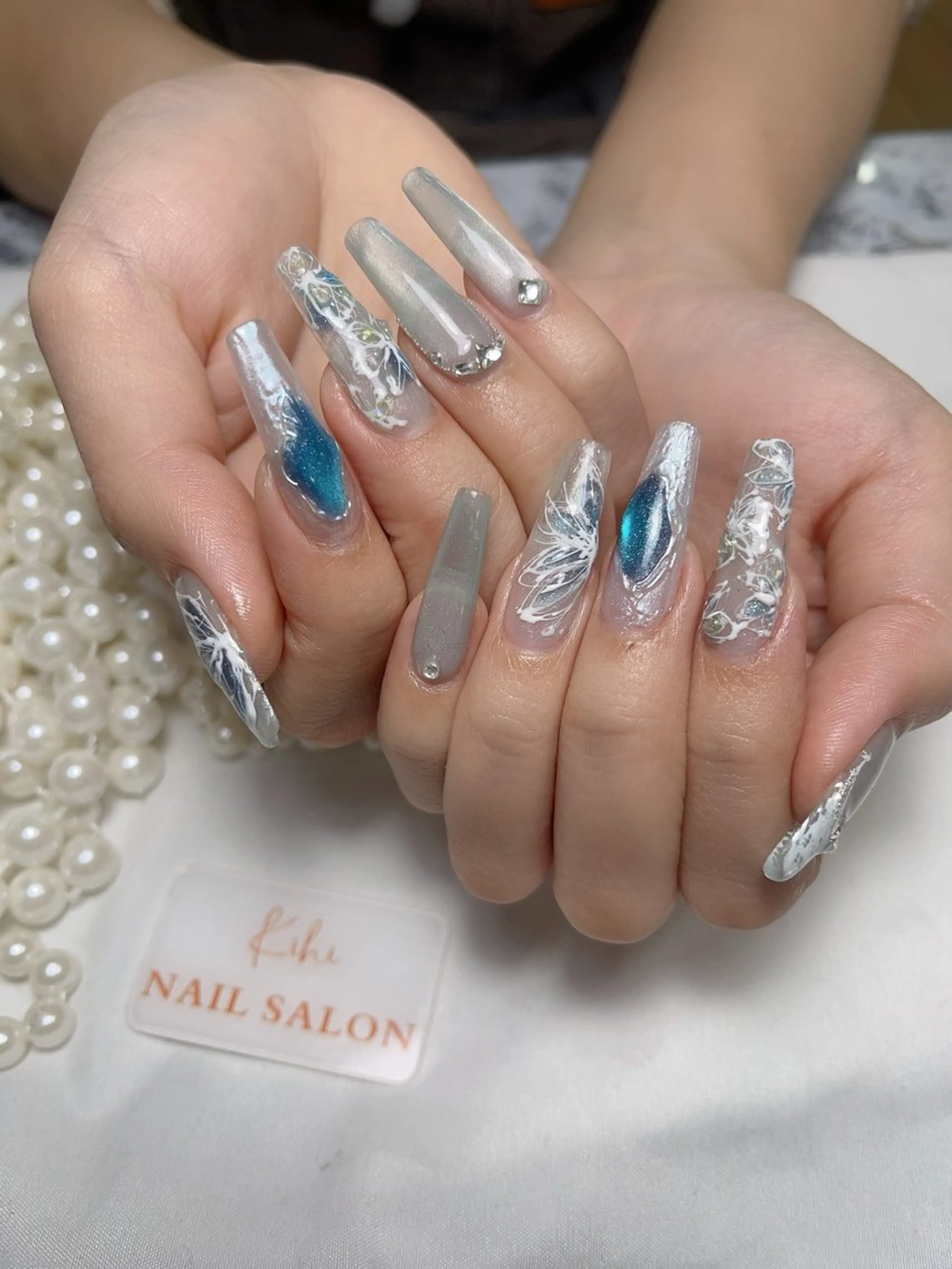 ネイル アートネイル フレンチネイル ジェルネイル グラデーション 韓国ネイル さくら💮💮 【オフ無料】のネイルデザイン