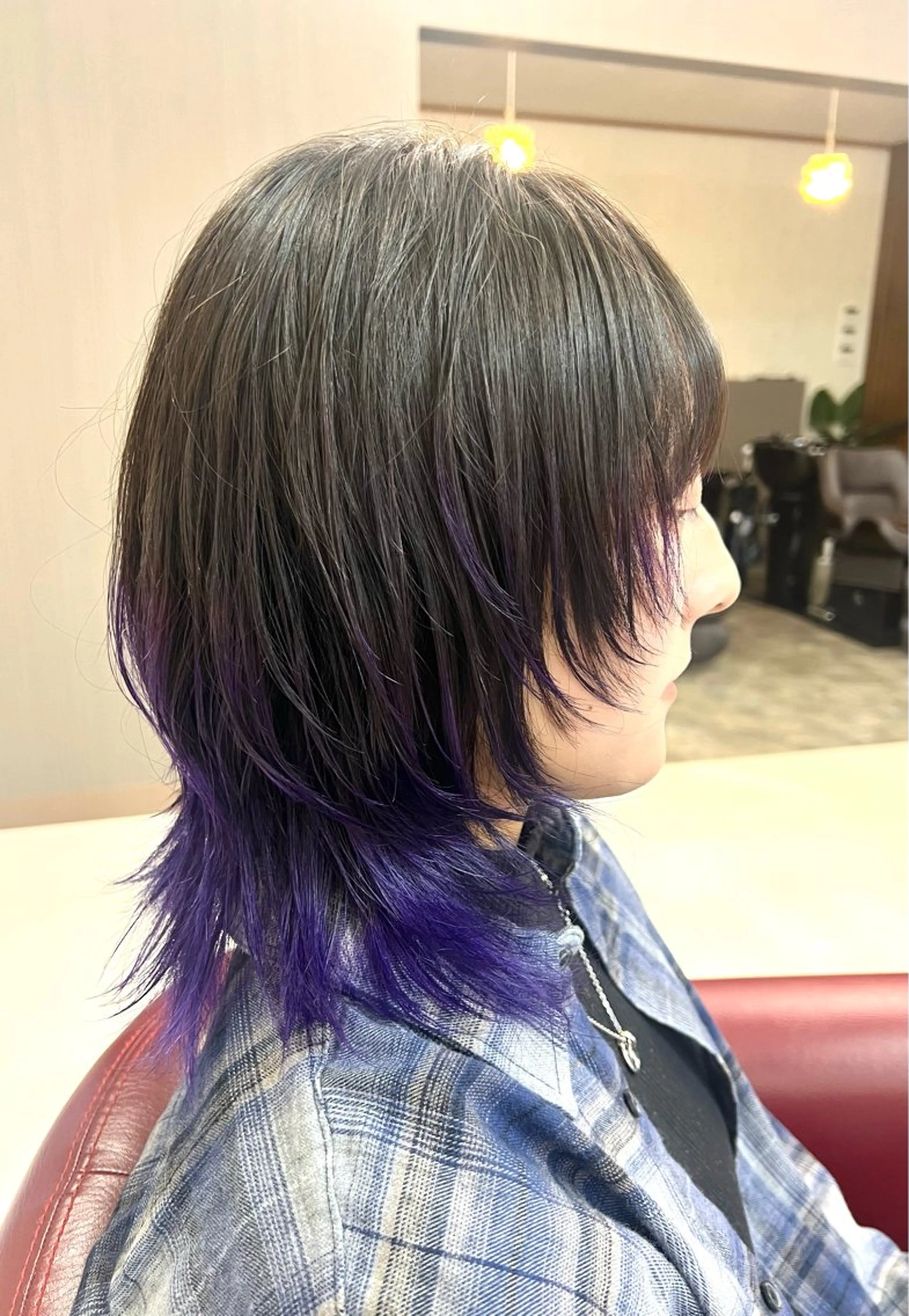 ショート カラー ウルフカット KEN 🌟のヘアスタイル