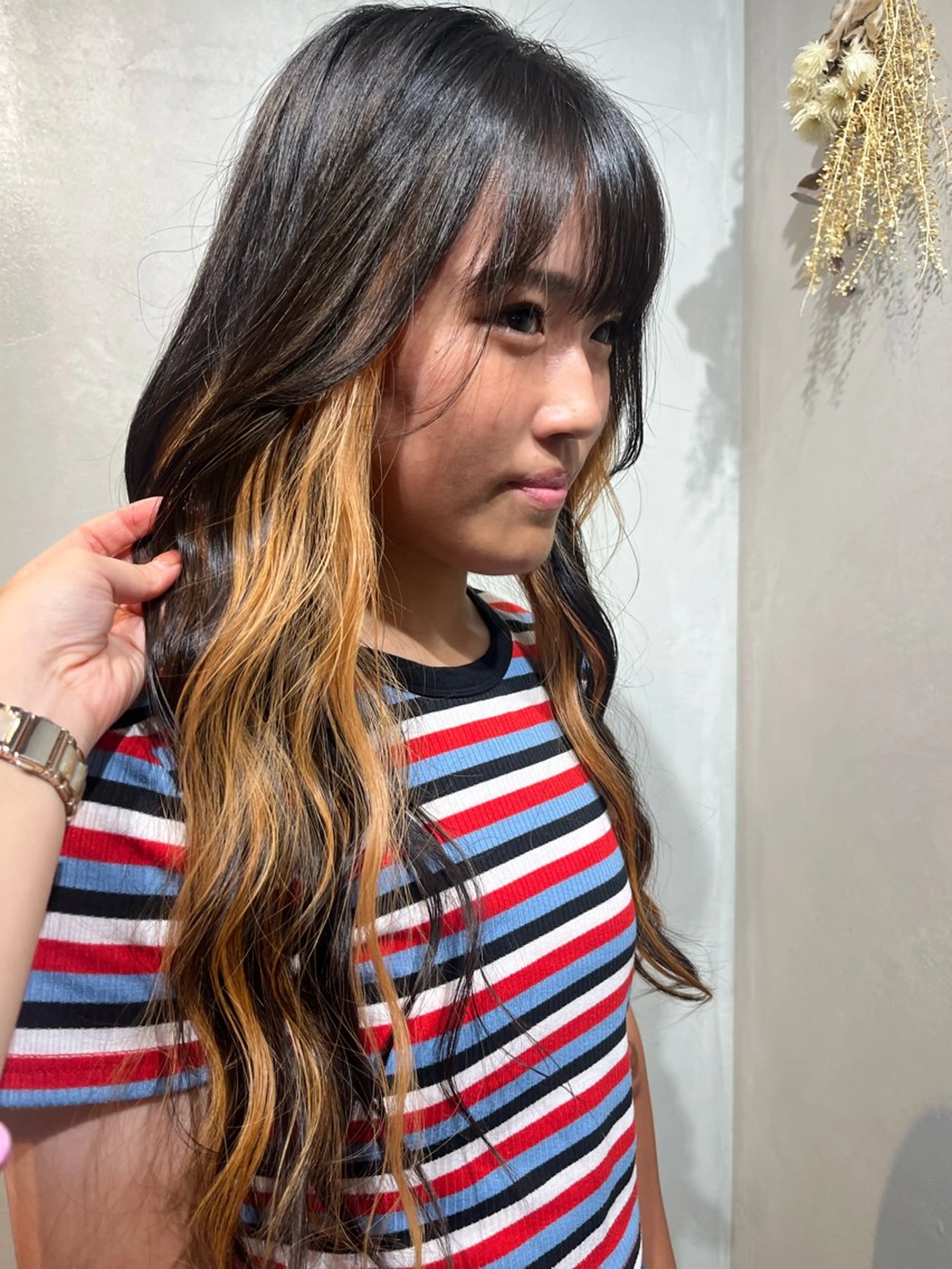 ロング カラー ヘアカラー Uo/似合わせパーマ /髪質改善/四条烏丸のヘアスタイル