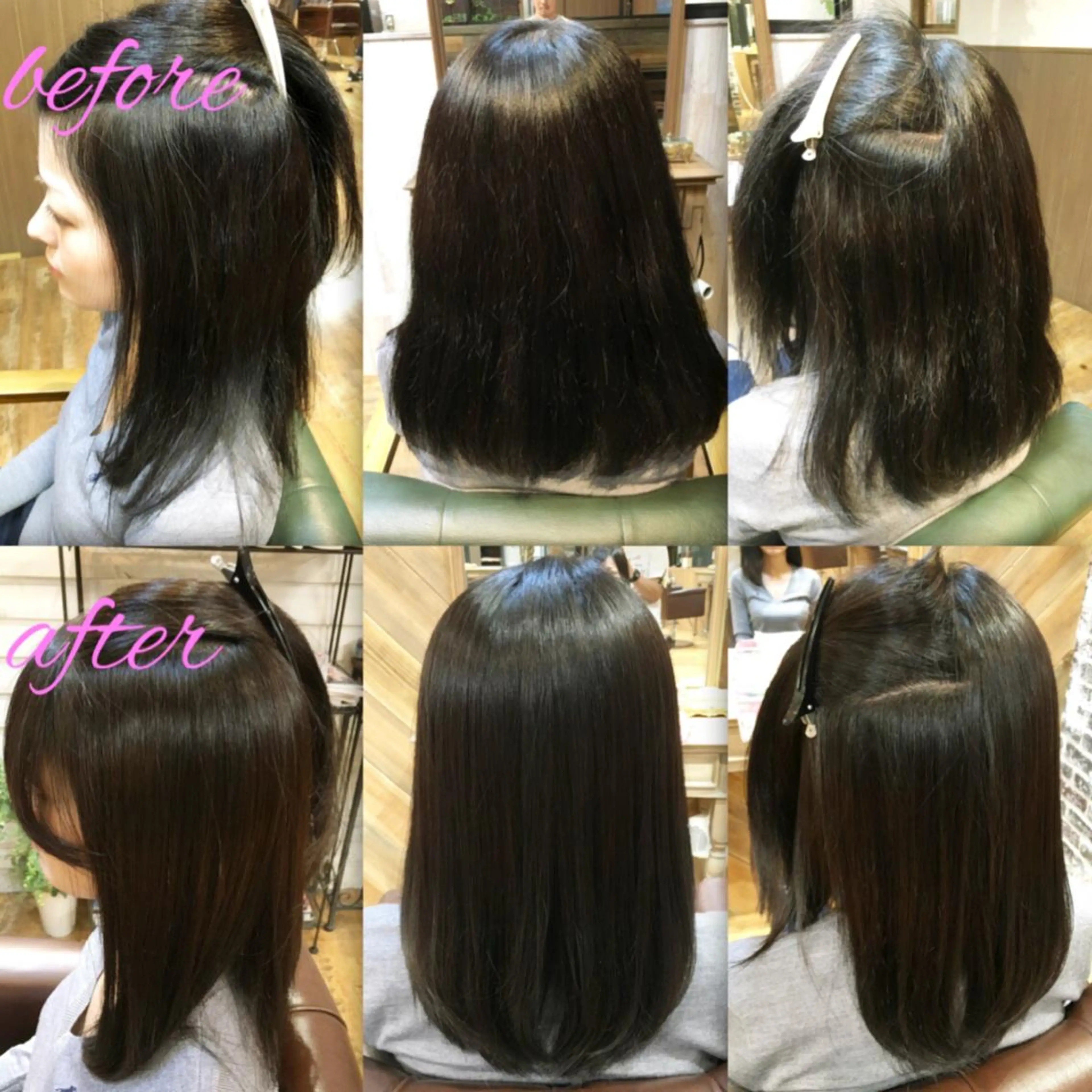 セミロング パーマ ストレートパーマ ブリーチ縮毛矯正/ デサキ ショウヘイのヘアスタイル