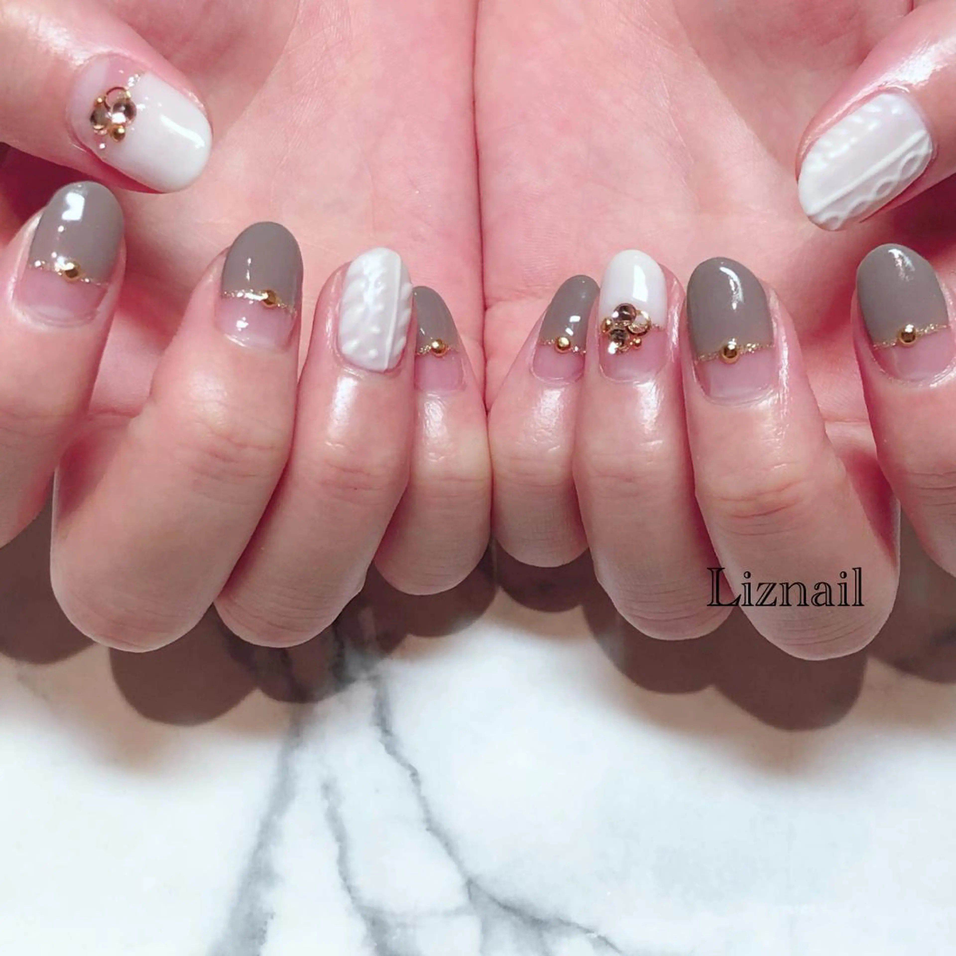 ネイル ハンドネイル Rawr / saoriのネイルデザイン