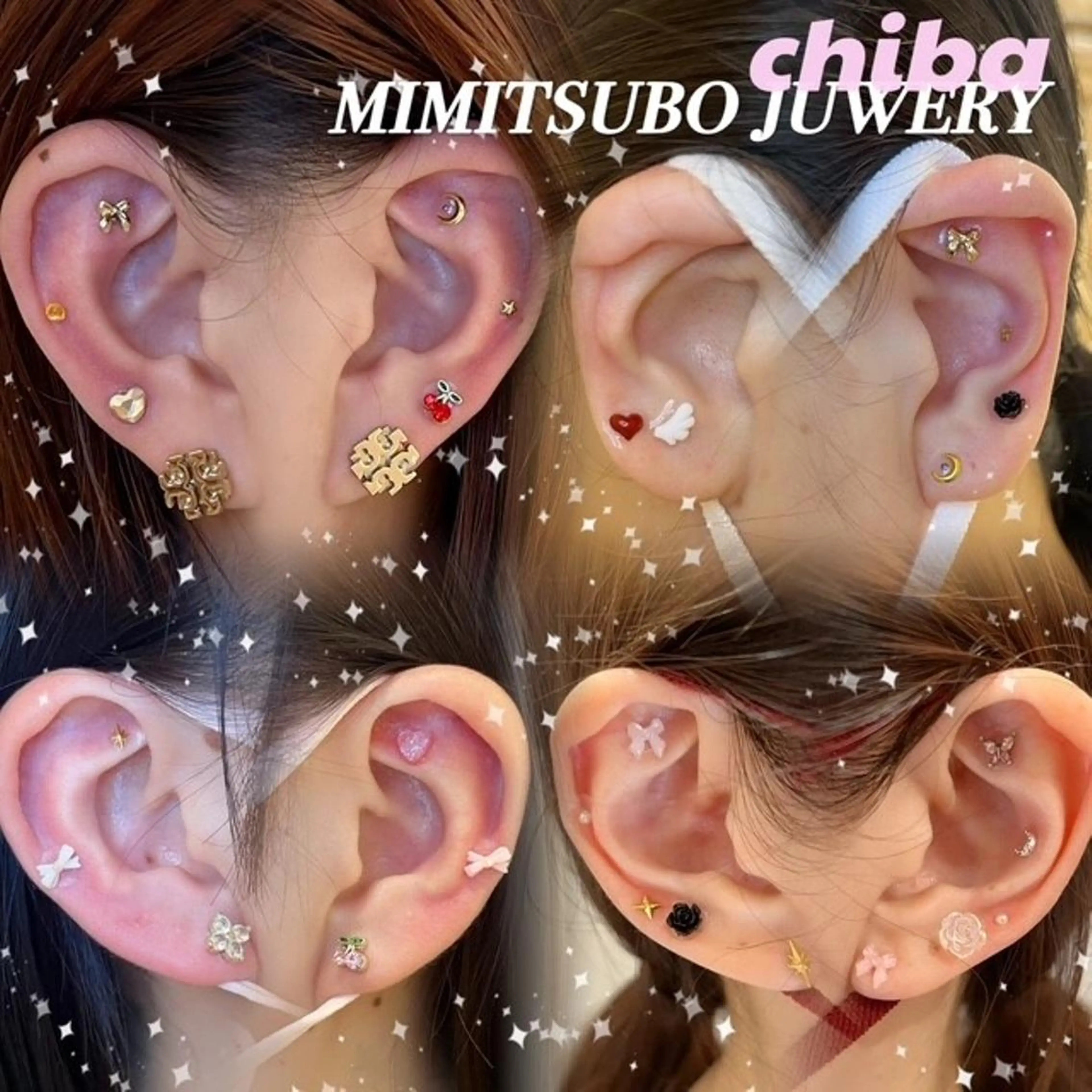 💎耳ツボジュエリー💎予約内容をしっかりお読みいただいた上でのご予約をお願いいたします。※お耳元のマッサージ無しの写真