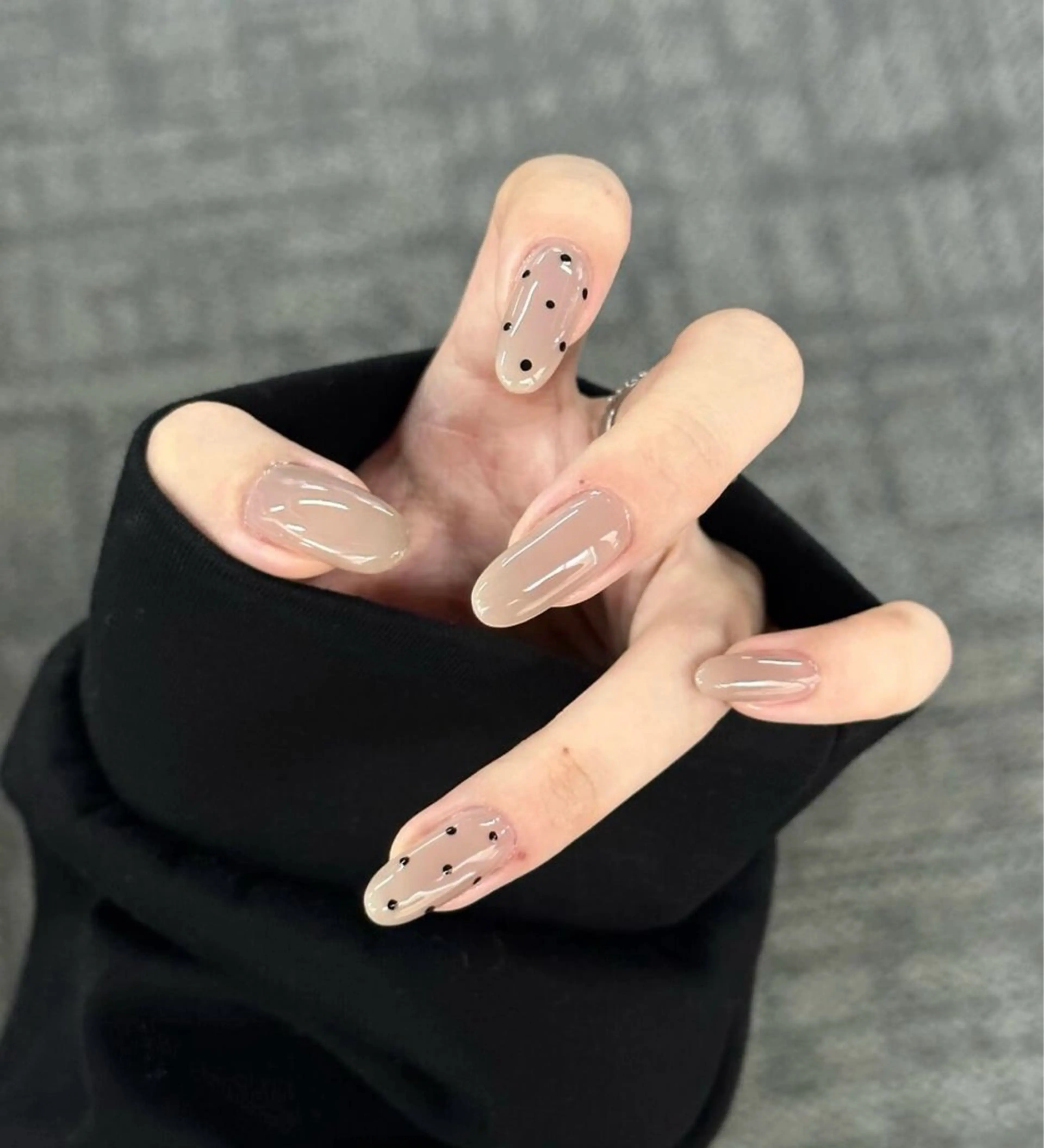 ネイル 韓国ネイル 持ち込み ニュアンスネイル ネイルチップ ハンドネイル TABI ANA.CHUOのネイルデザイン