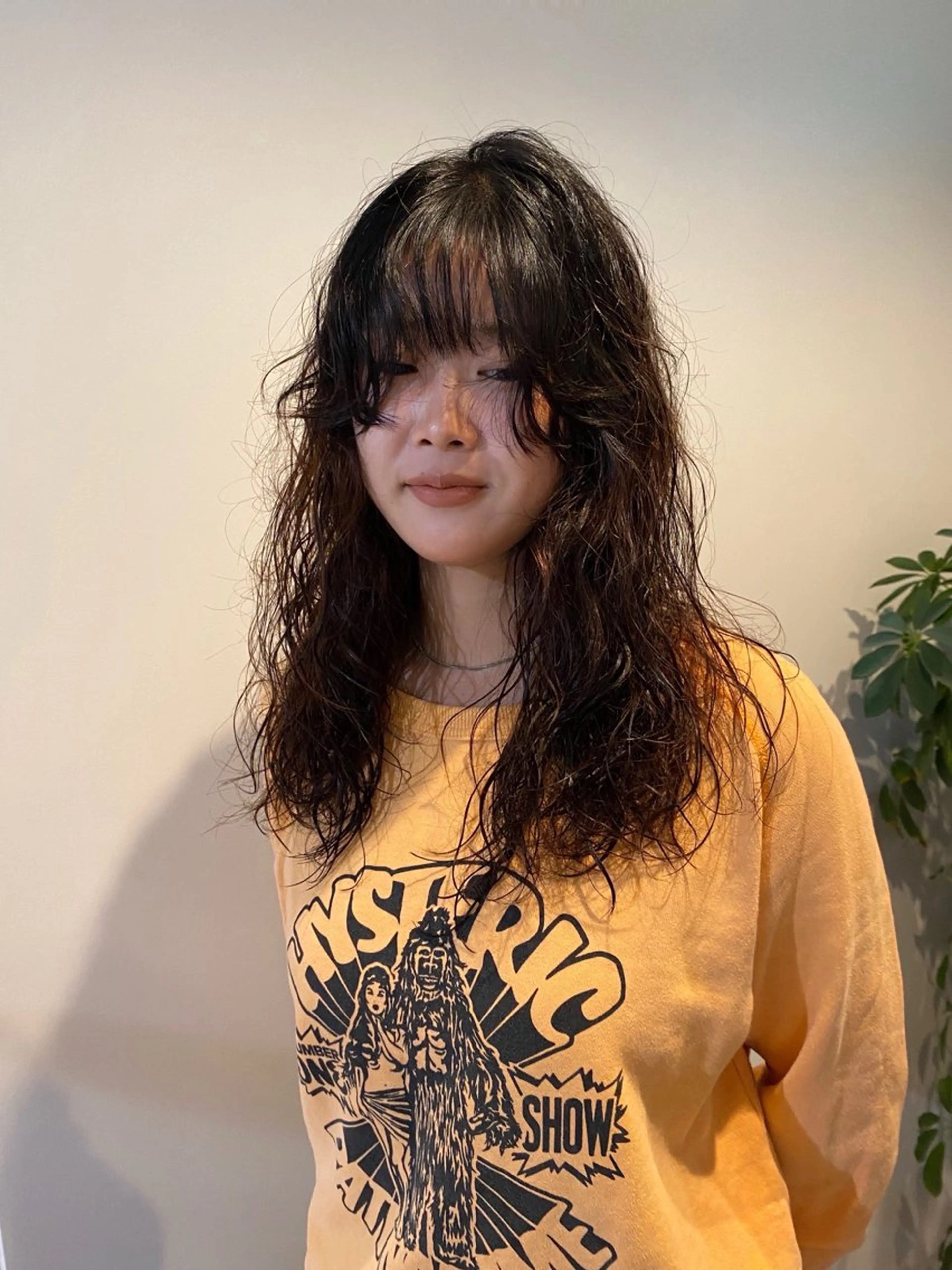 ロング パーマ カット パーマ iroha/ n.w.h🎀のヘアスタイル