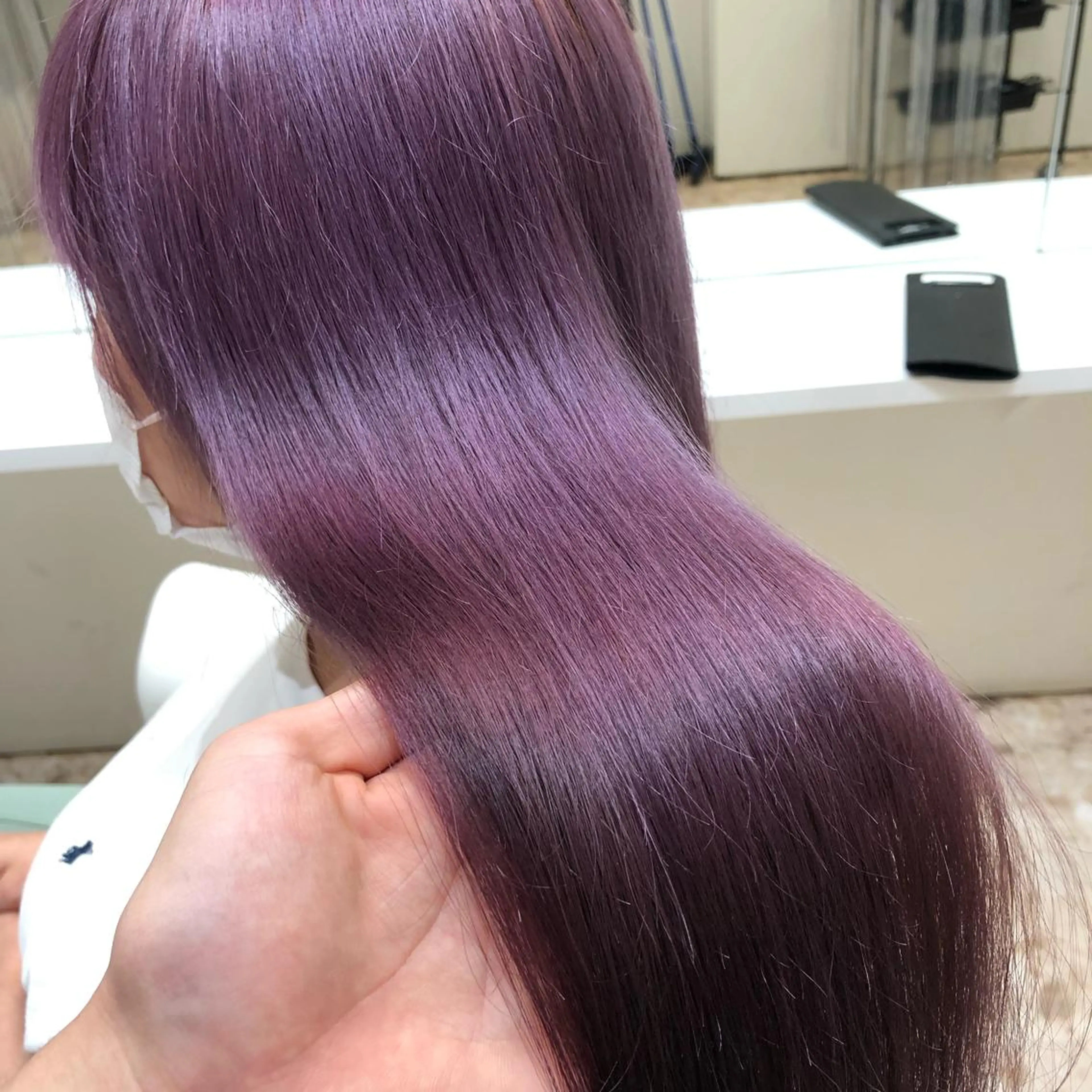 ロング カラー platinam doll南草津店のマツエク・マツパデザイン