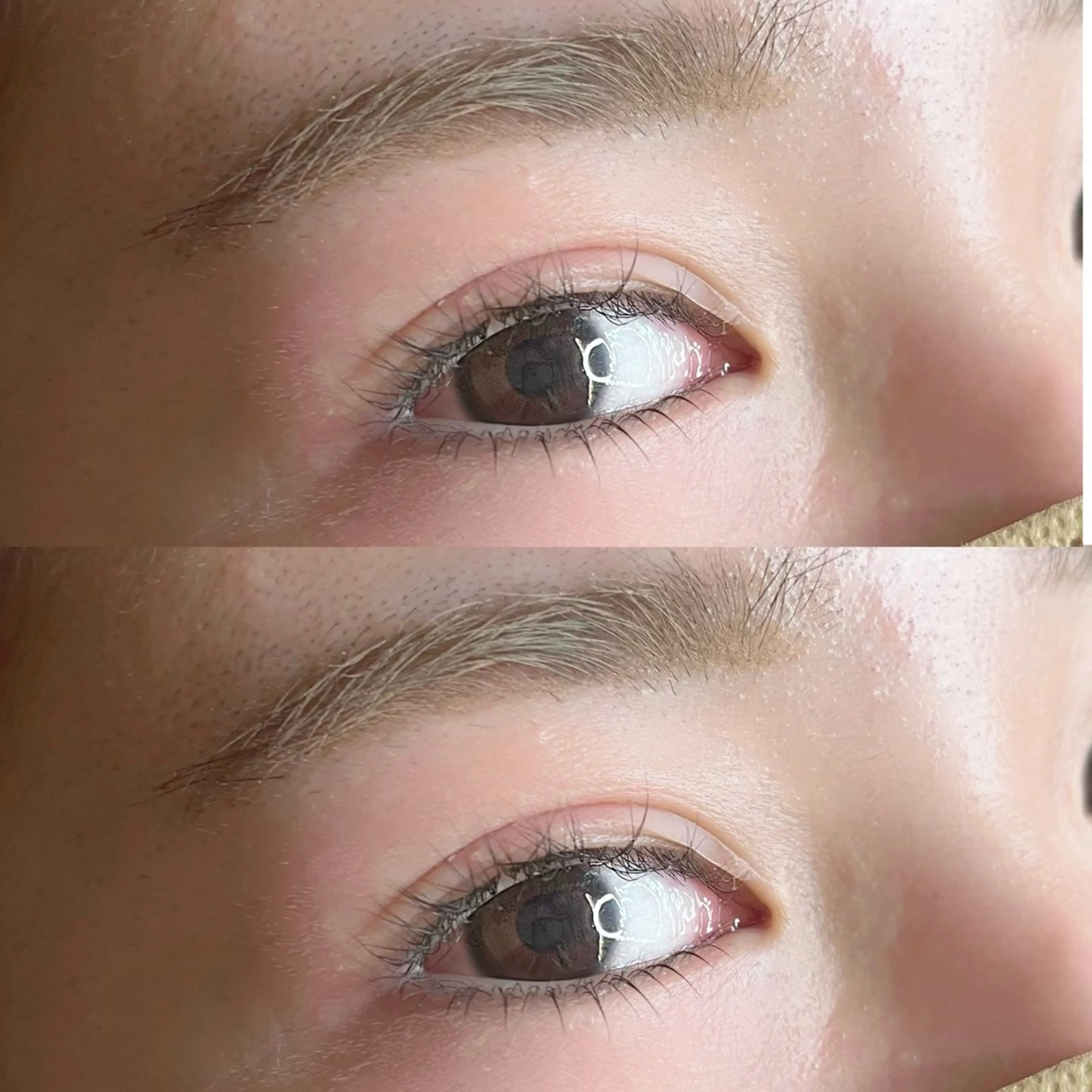 下まつげパーマの写真