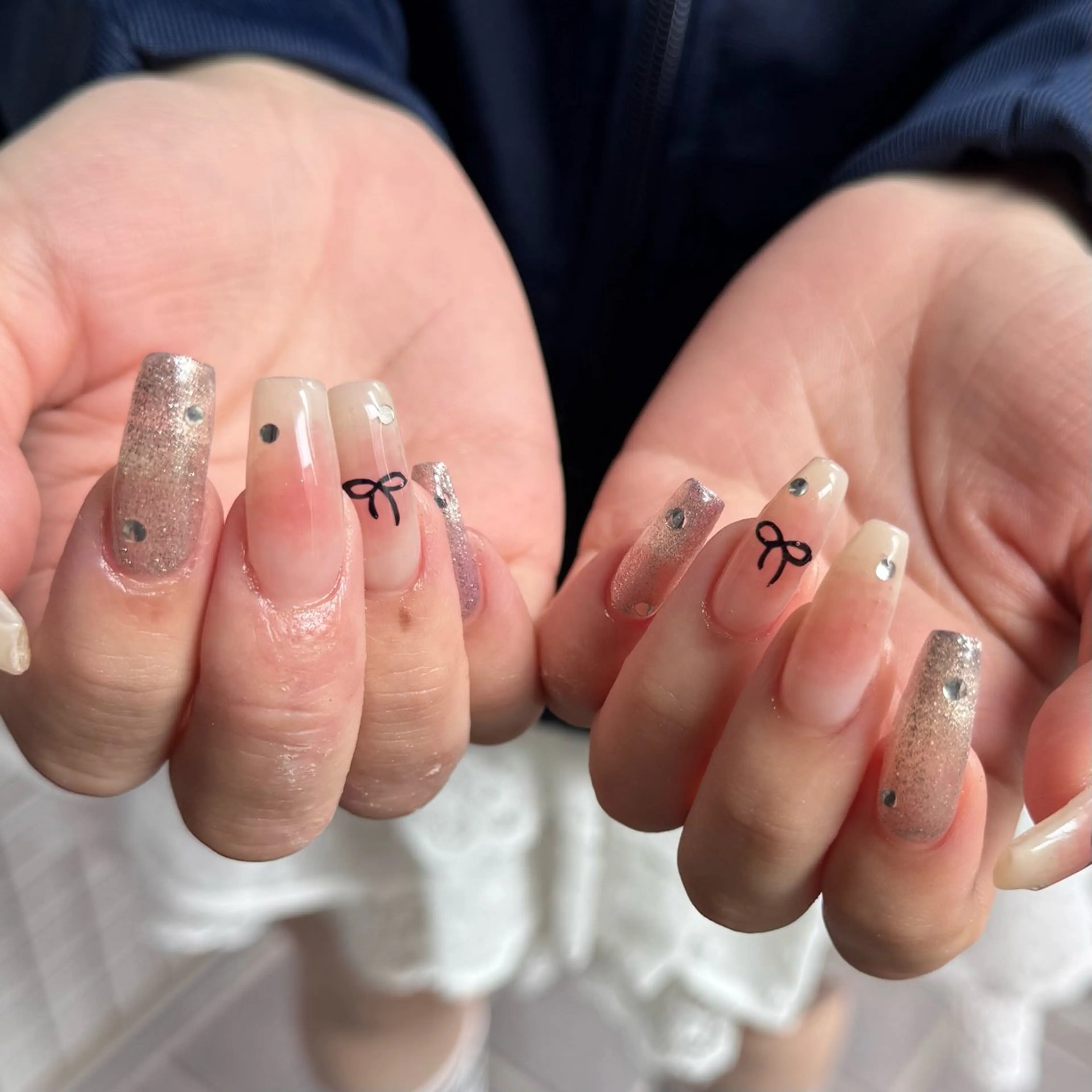 ミディアム 小川 柚香のネイルデザイン