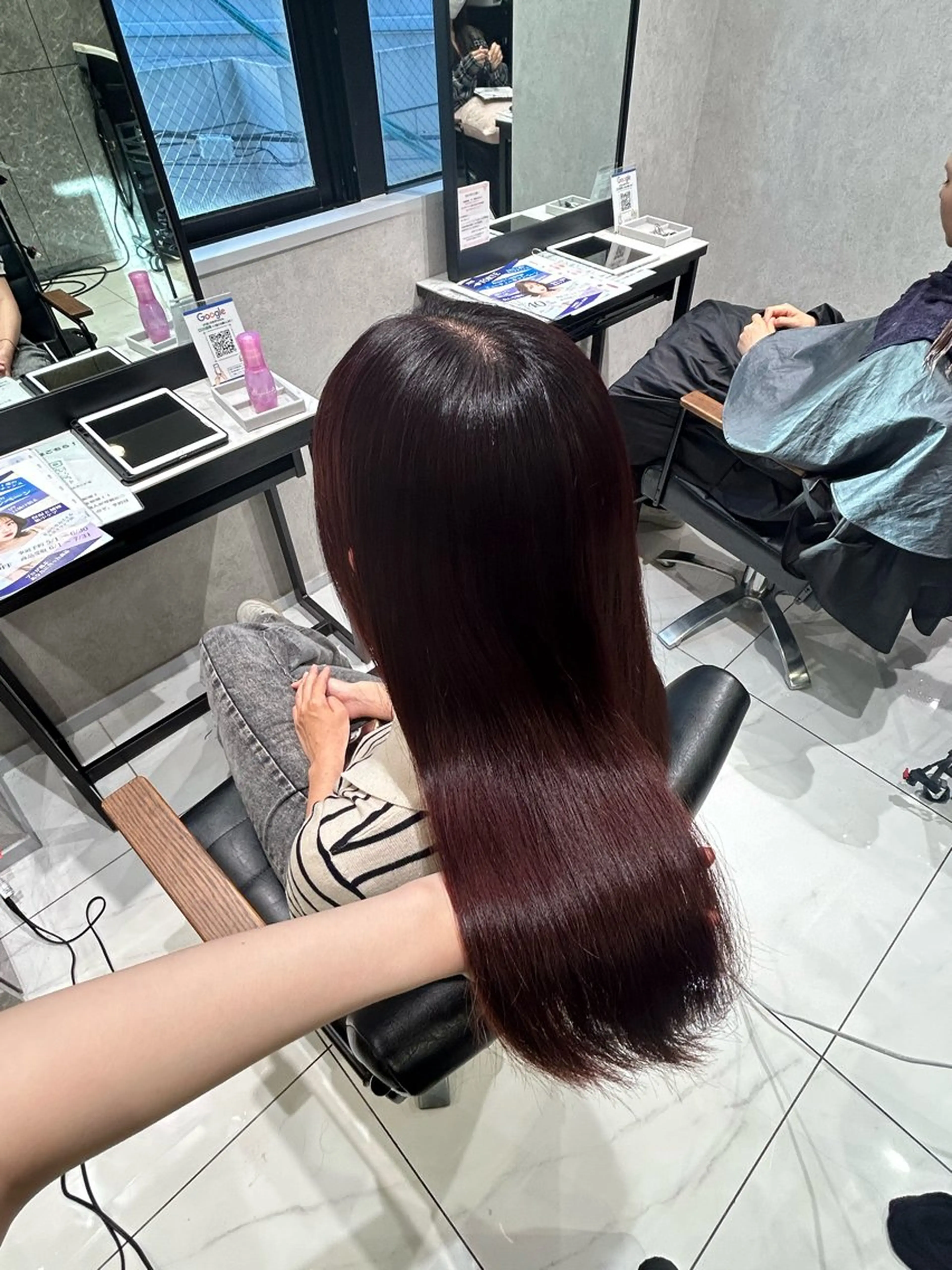 カラー トレンド甘めガーリー Mizuki☁️🫧のヘアスタイル