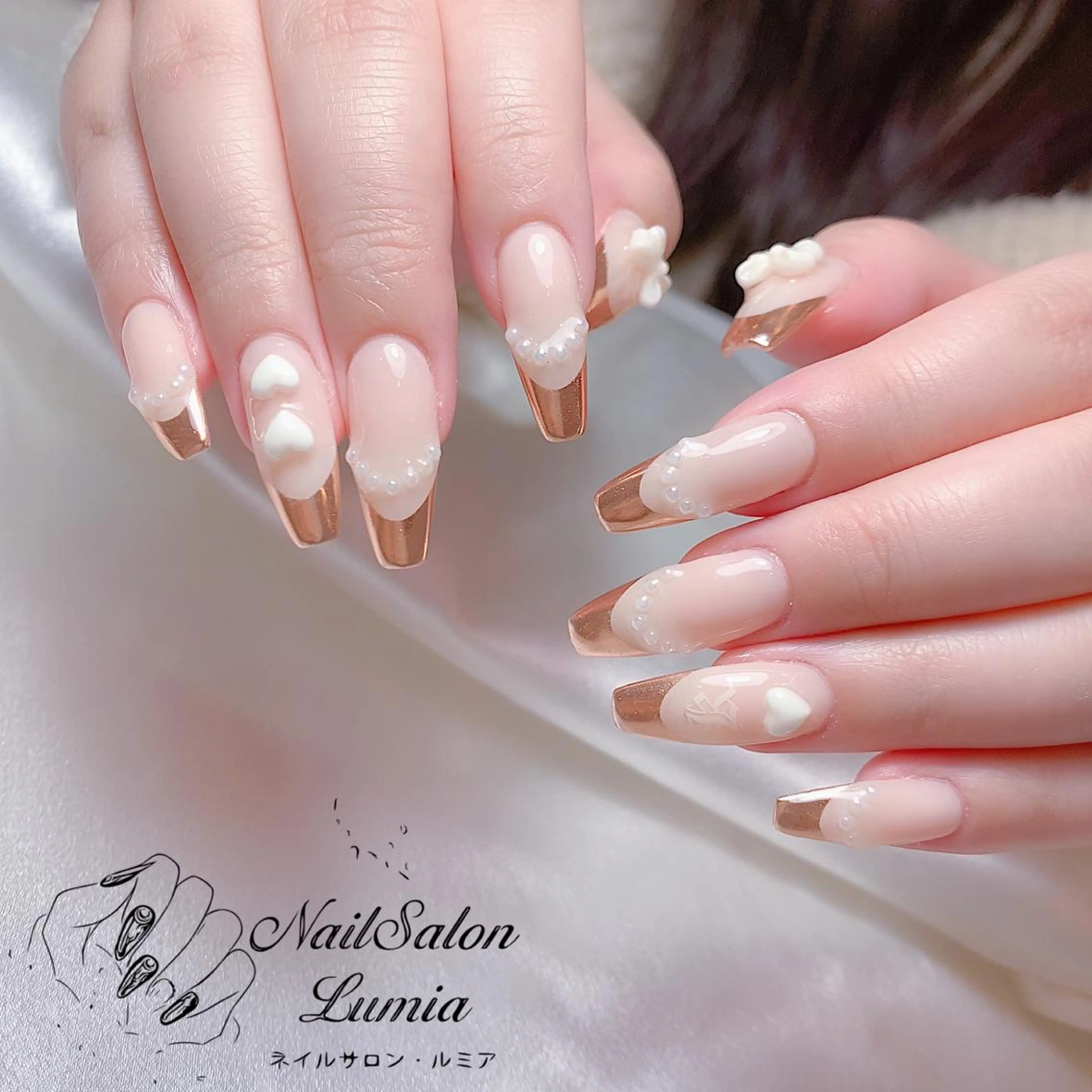 ネイル ハンドネイル ネイルサロン ルミア Lumia 店長のネイルデザイン