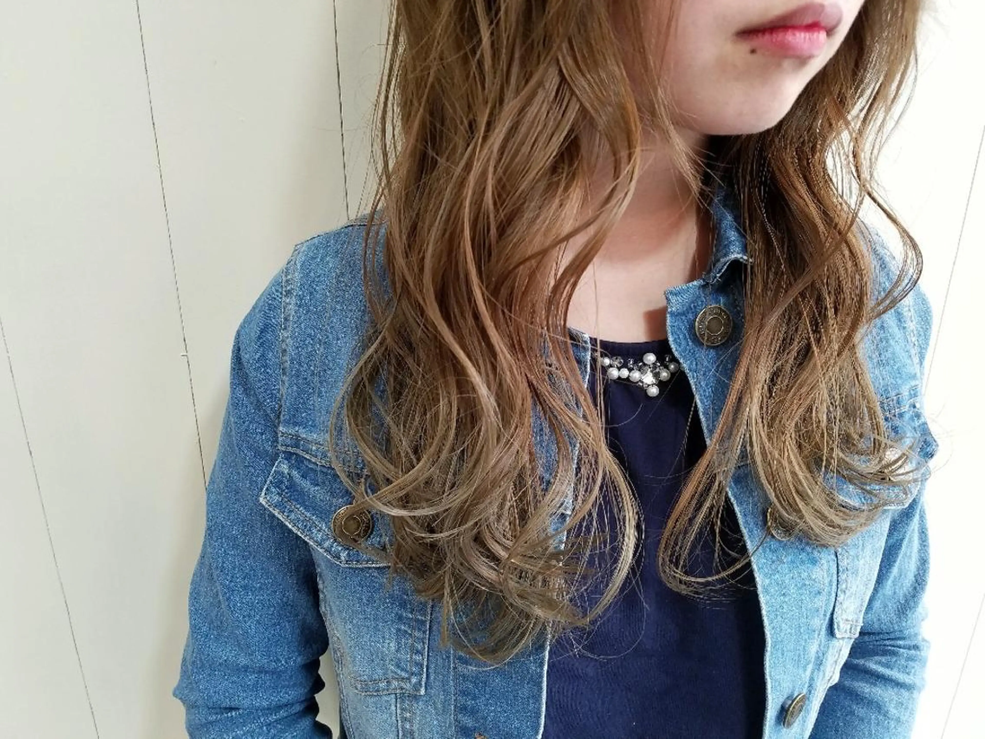 セミロング カラー ミント imai /カット/パーマのヘアスタイル