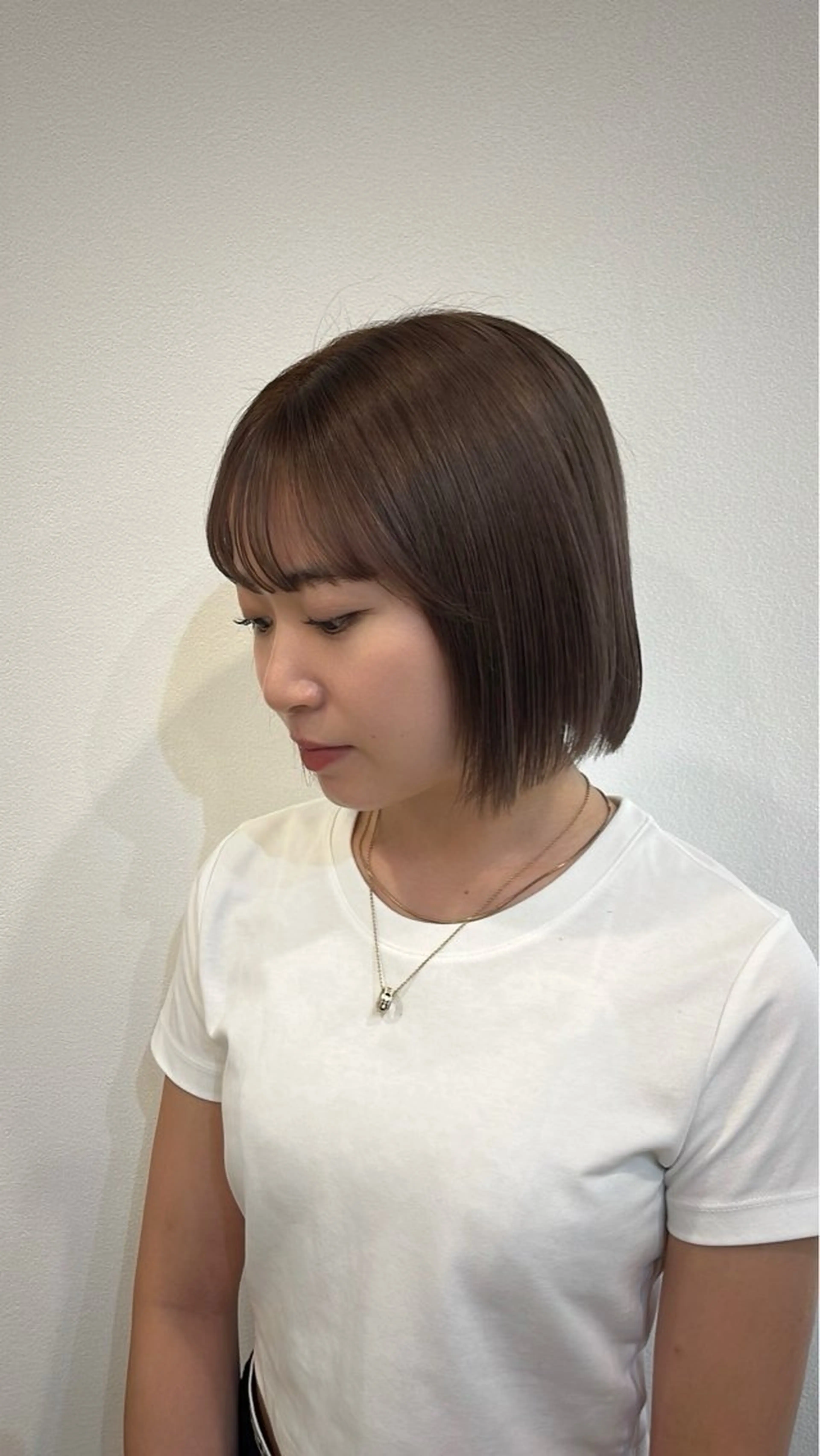 ミディアム カラー ヘアカラー aoi/モデル様 募集中🩵/群馬のヘアスタイル