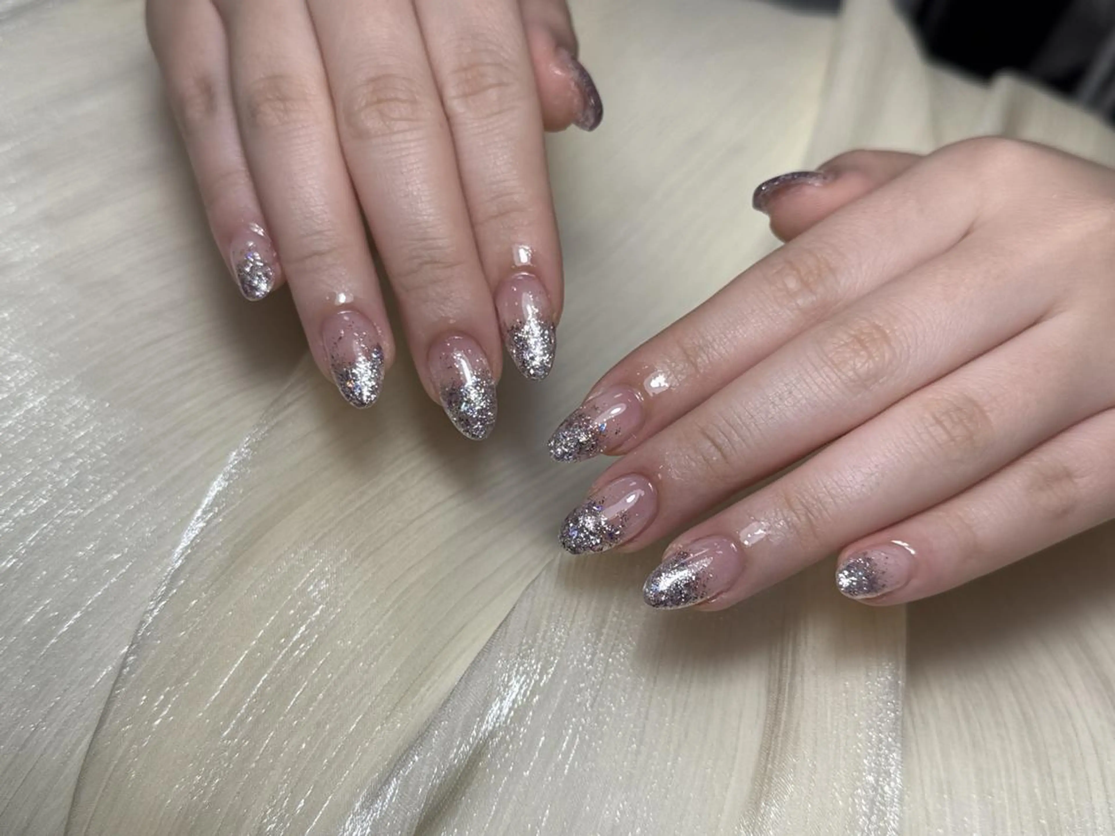 💅限定　練習モデル　ワンカラー/ラメグラの写真