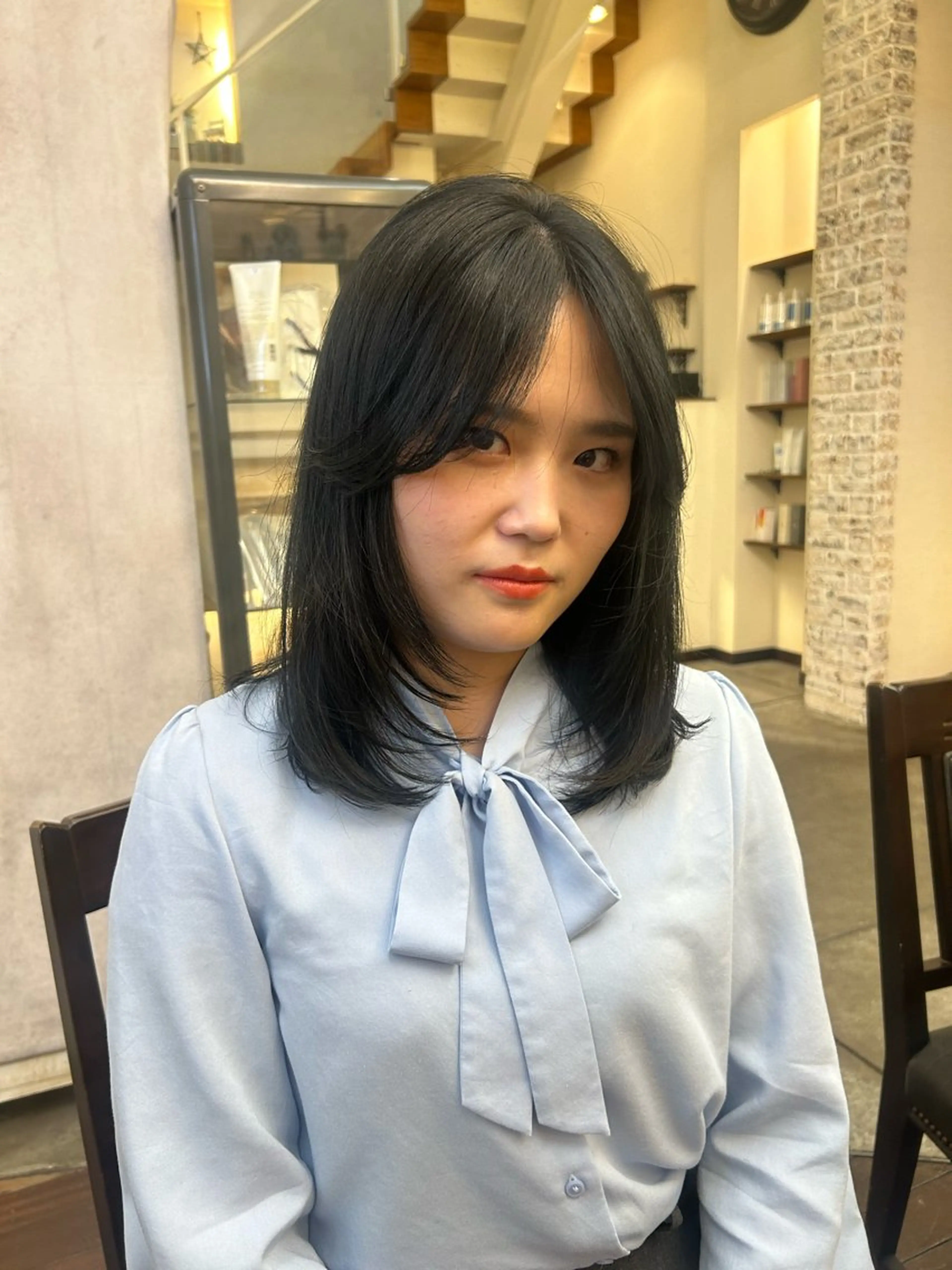 ミディアム ume /YUEのヘアスタイル