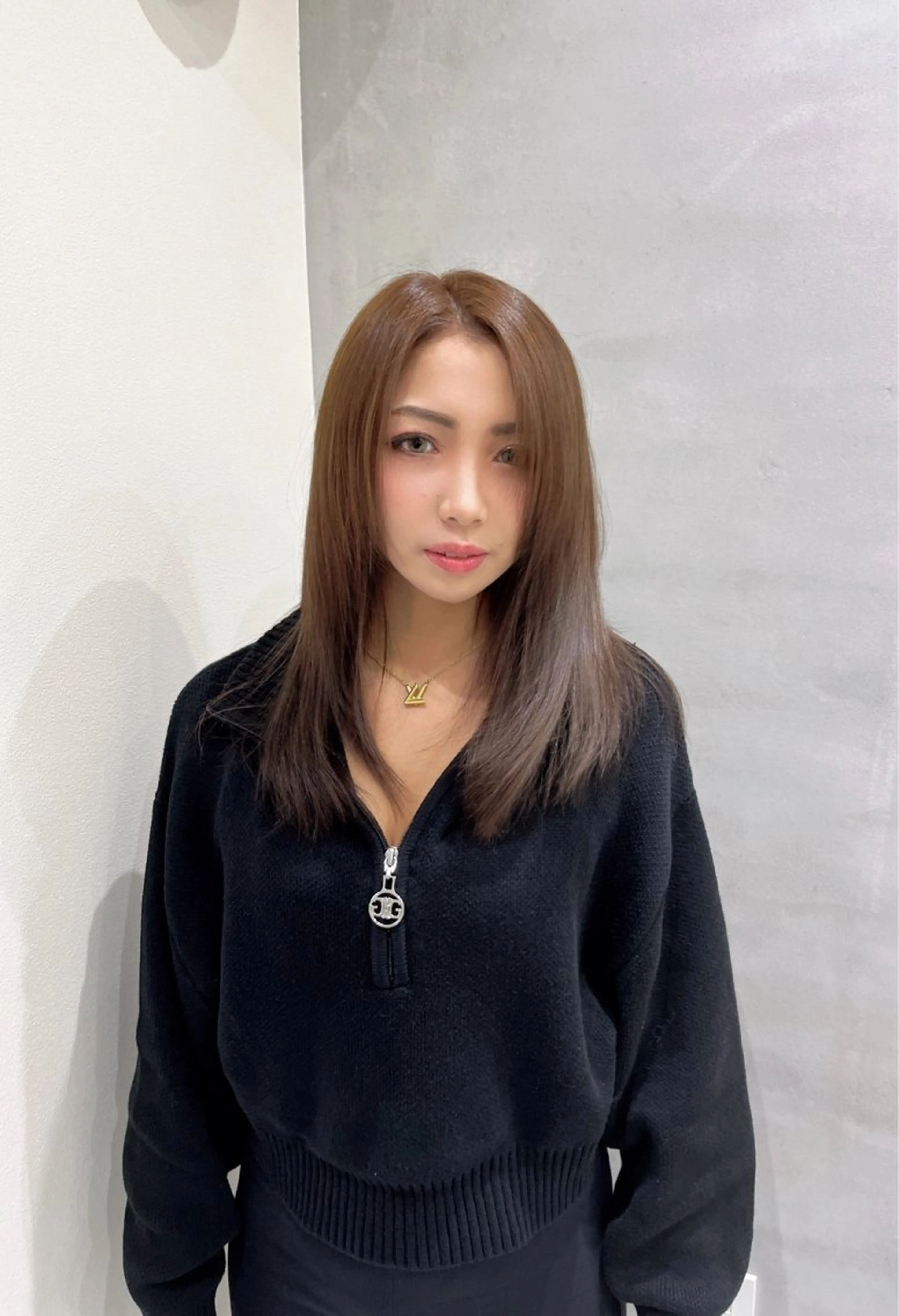 セミロング 優月/カラー特化 西宮/夙川のヘアスタイル