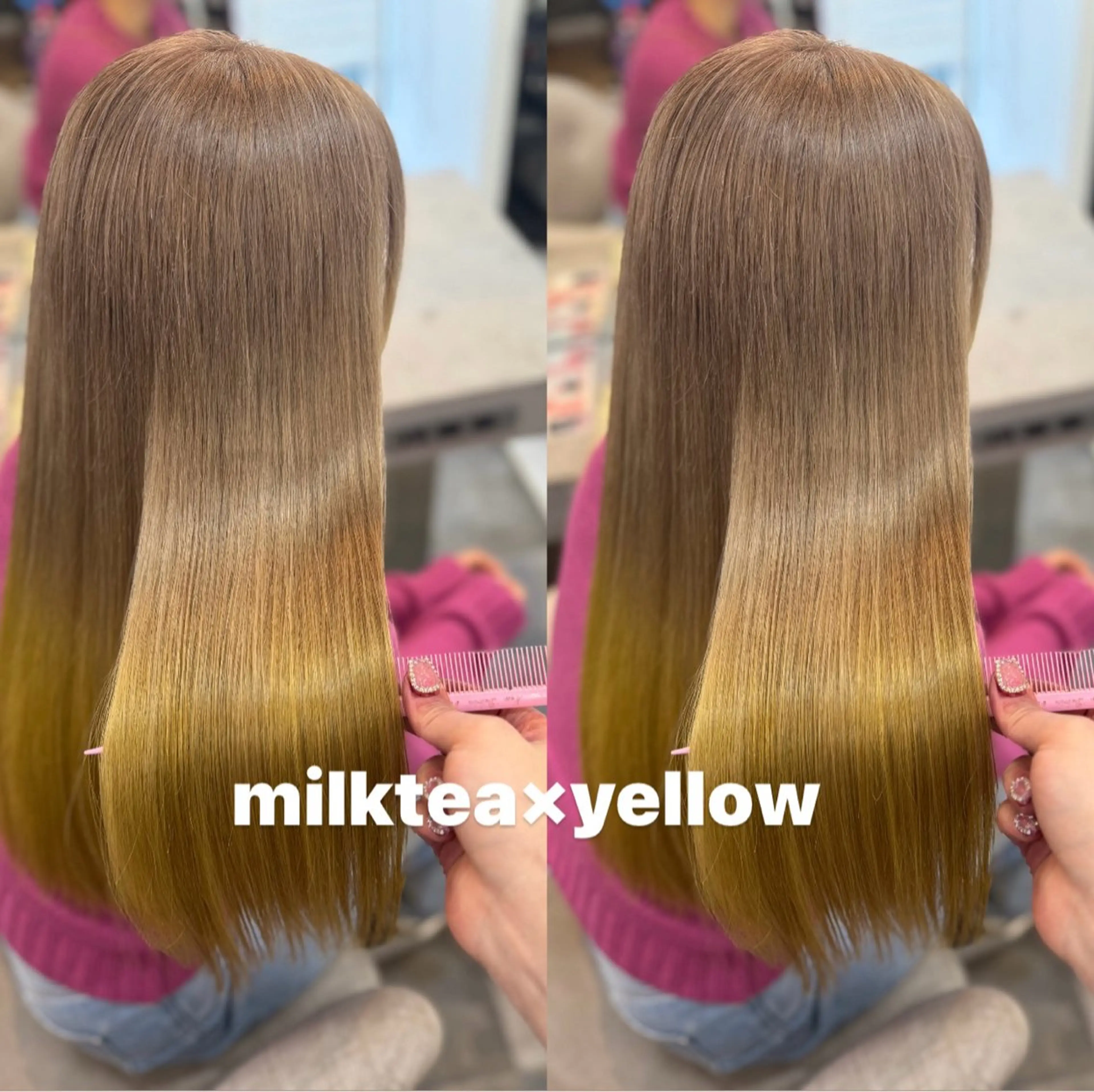 カラー ヘアカラー 🦋ami/浦和 ブリーチカラー🦋のヘアスタイル