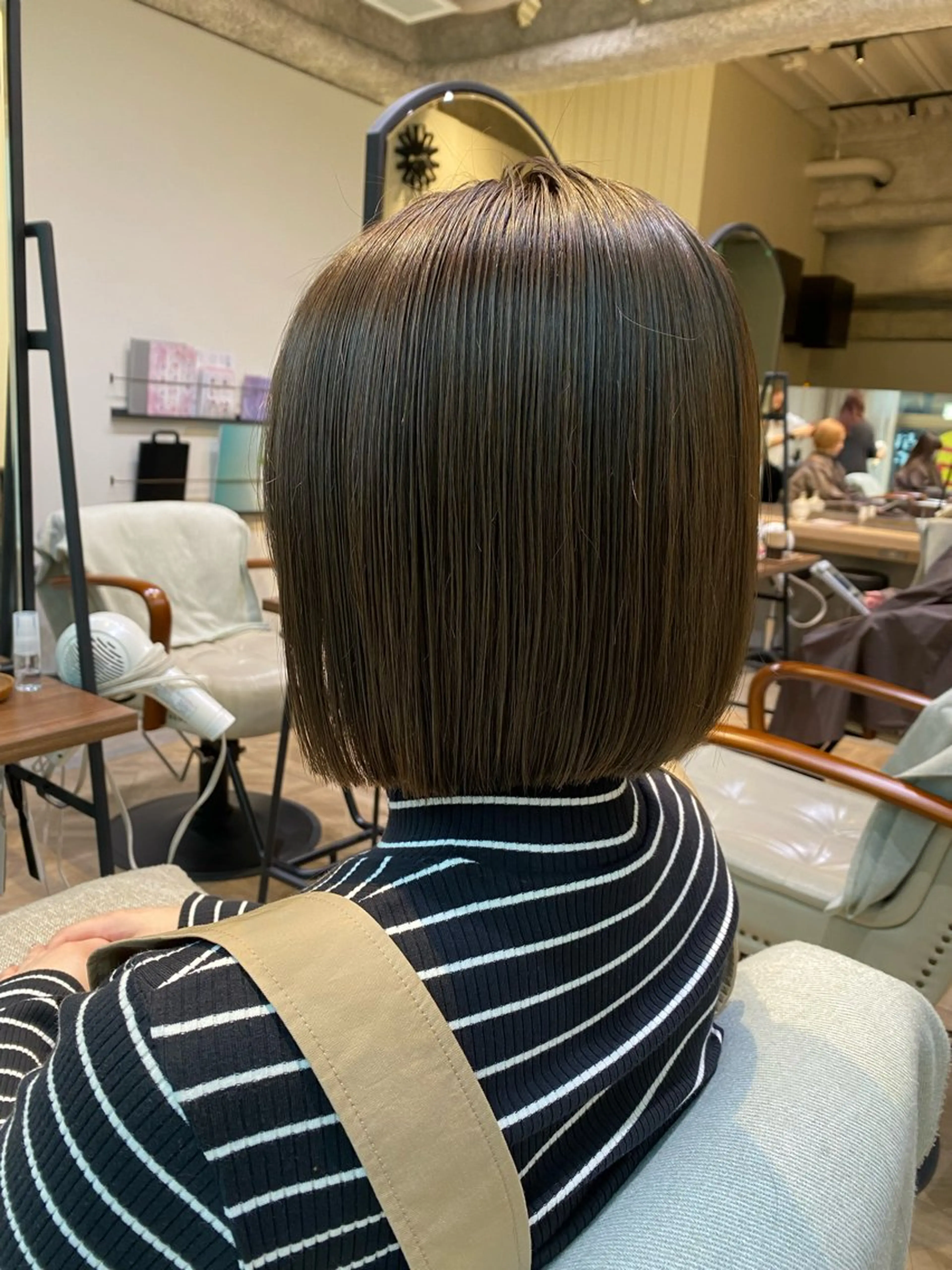 ミディアム カラー カット ヘアカラー トリートメント 新宿 / Aujua ｿﾑﾘｴ🫧森田涼介のヘアスタイル