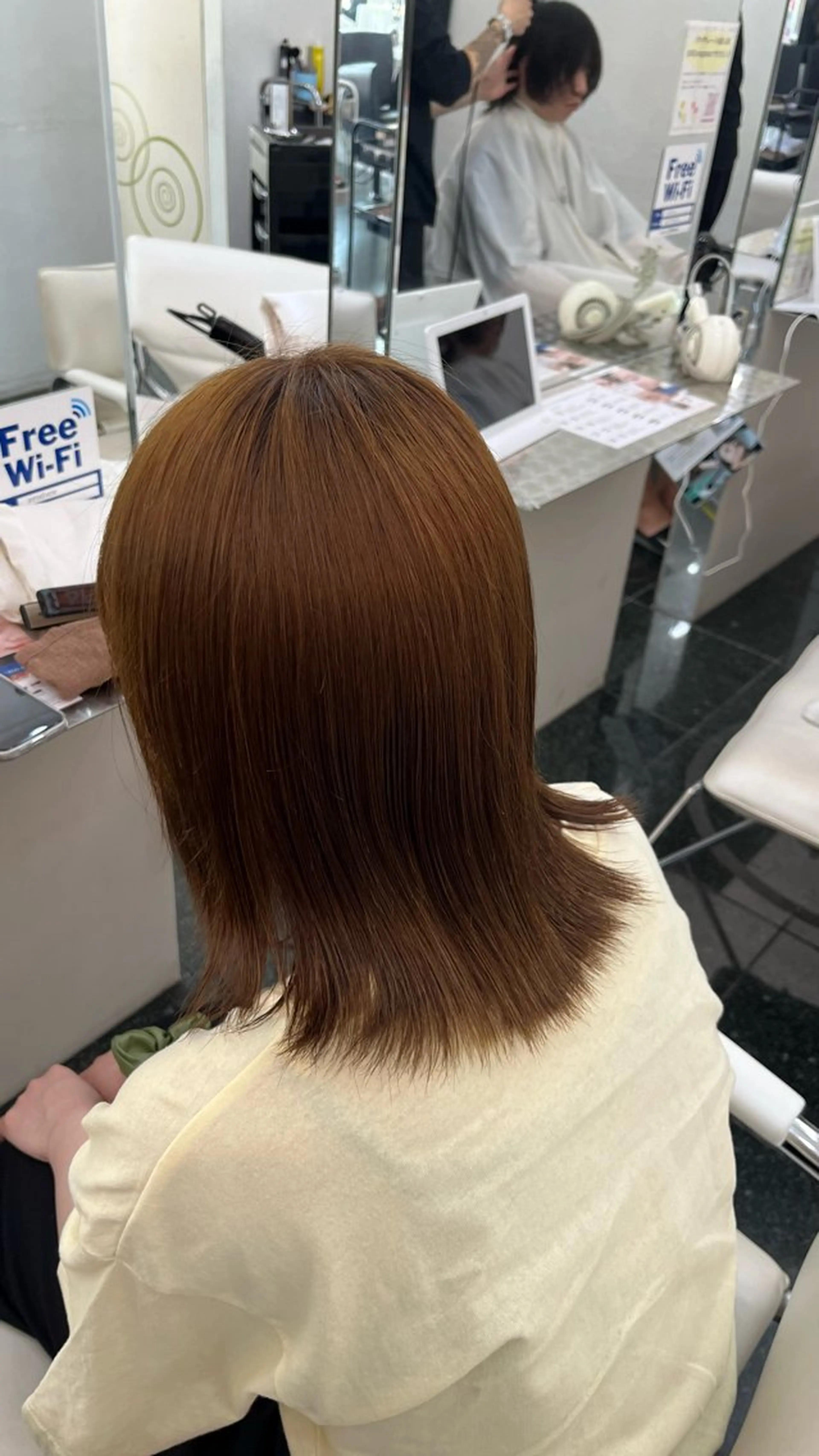 〚ブリーチなし〗 ダブルカラー➕トリートメント🍫の写真