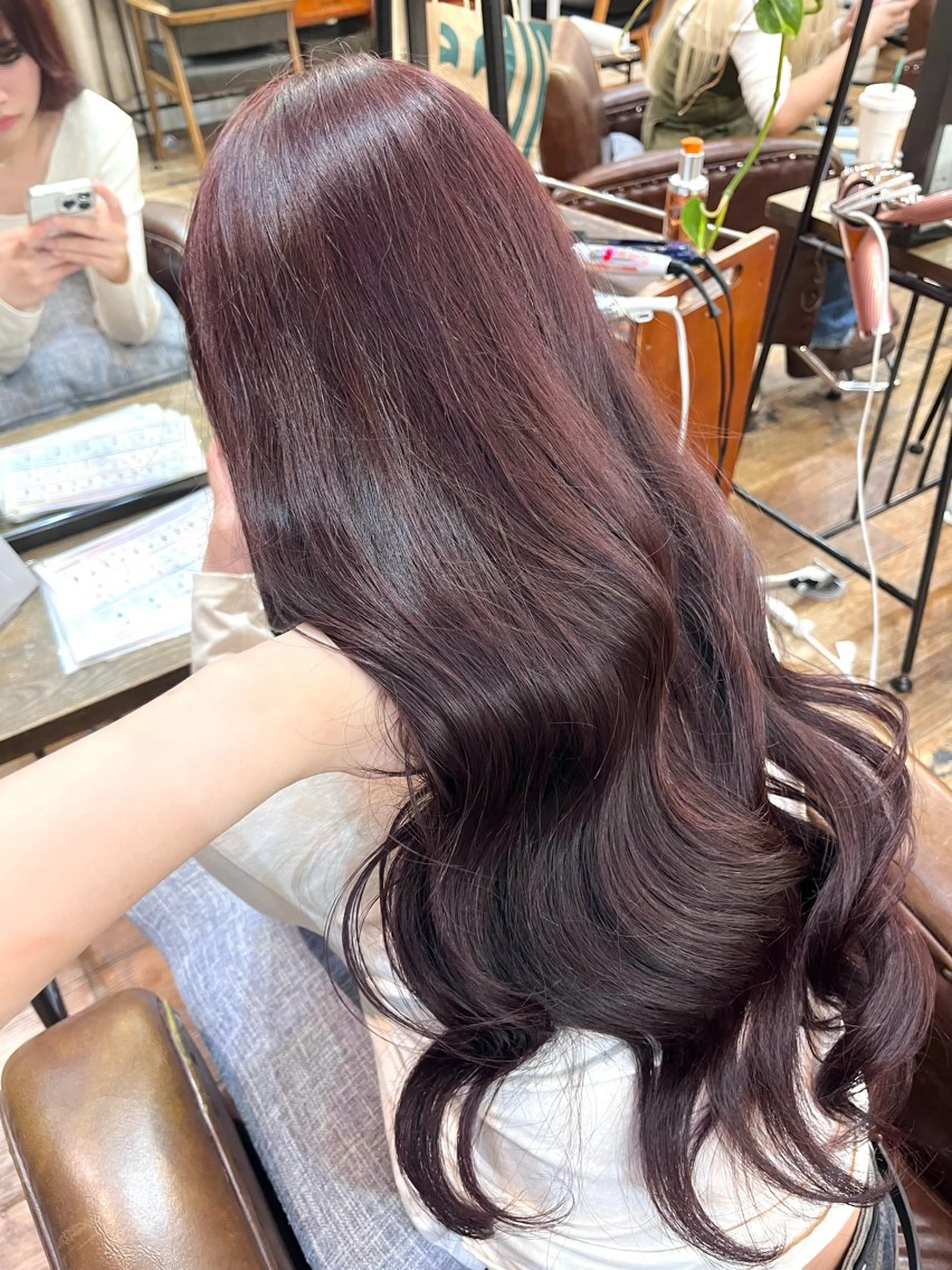 ロング Belle 並木通り店所属・rena/ パーマ/カラーのヘアスタイル