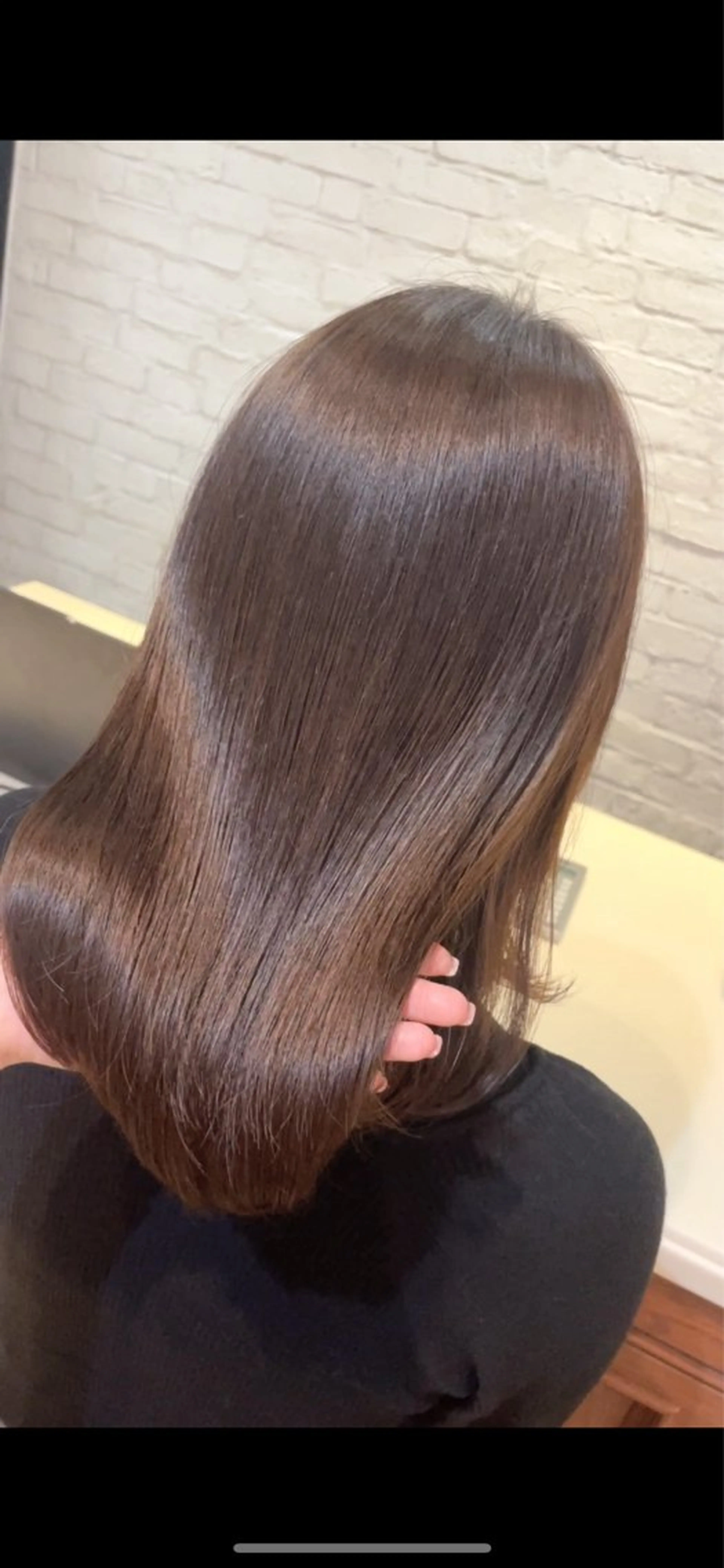 ミディアム カラー ベージュカラー ブラウンカラー ショコラベージュ マロンブラウン カット ヘアカラー トリートメント BEBE所属・ご新規様限定 透明感カラーKANAのヘアスタイル