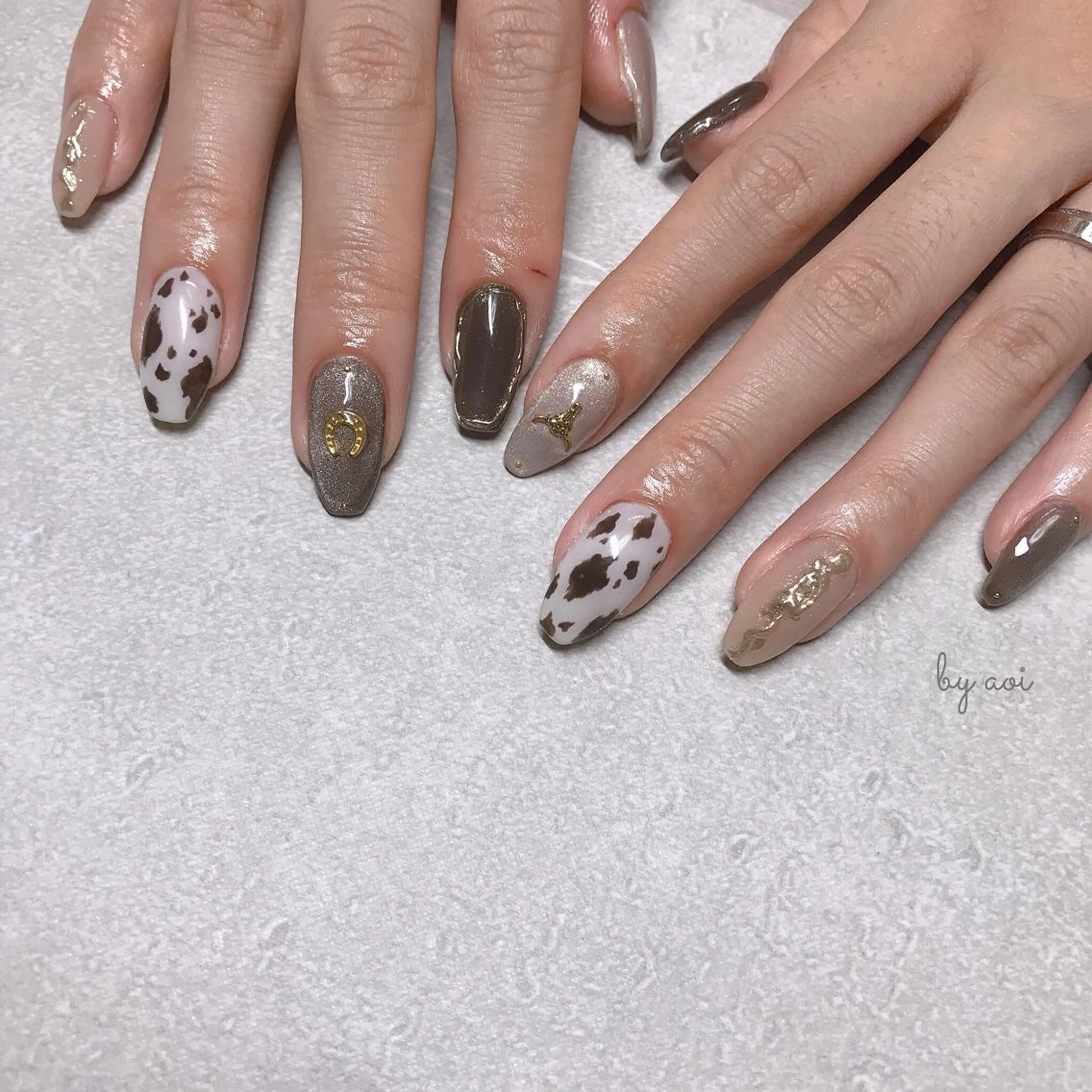 ネイル アニマル柄 Utopia nail_のネイルデザイン