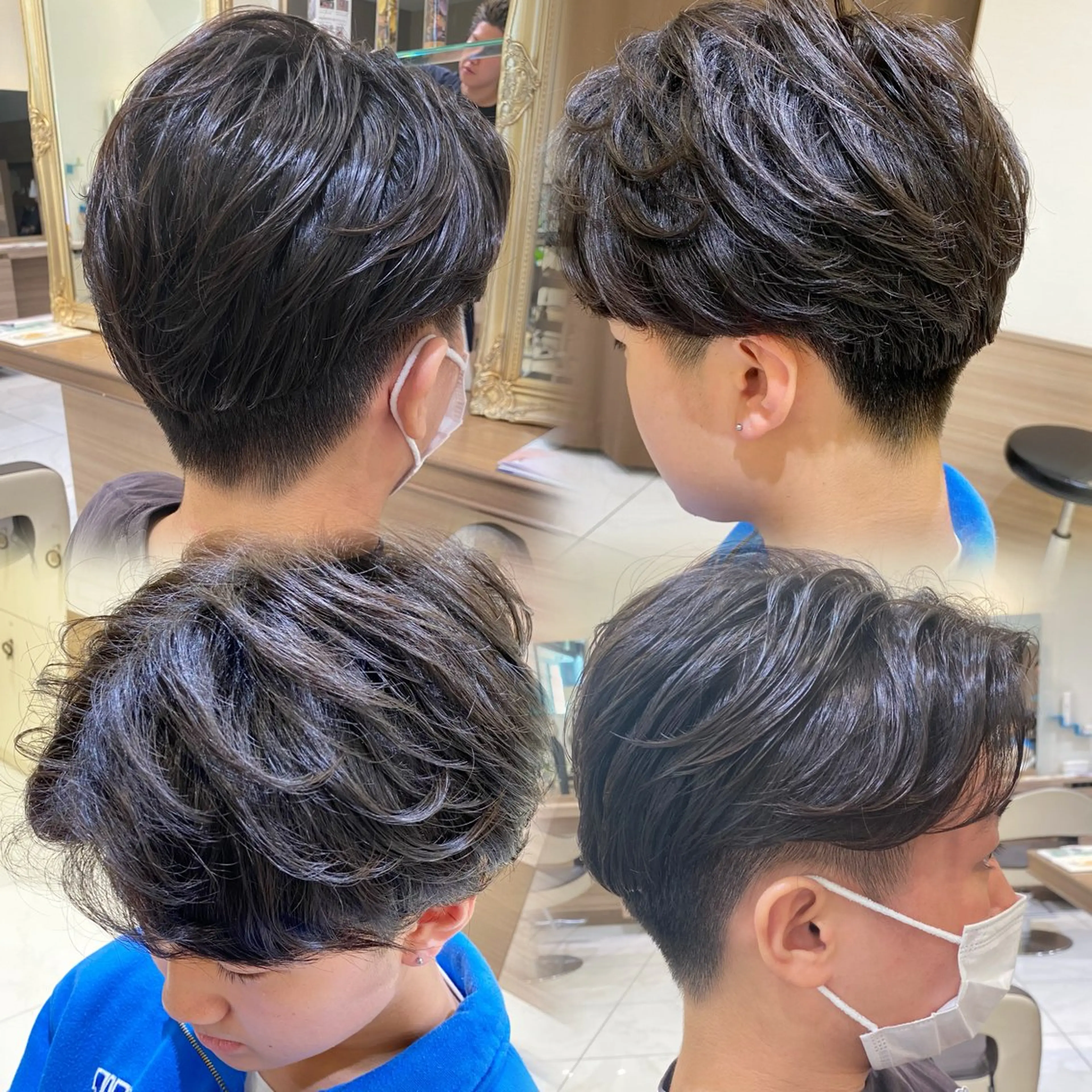 ショート パーマ カット パーマ トリートメント 関澤敦人｜ Ash八王子店のヘアスタイル