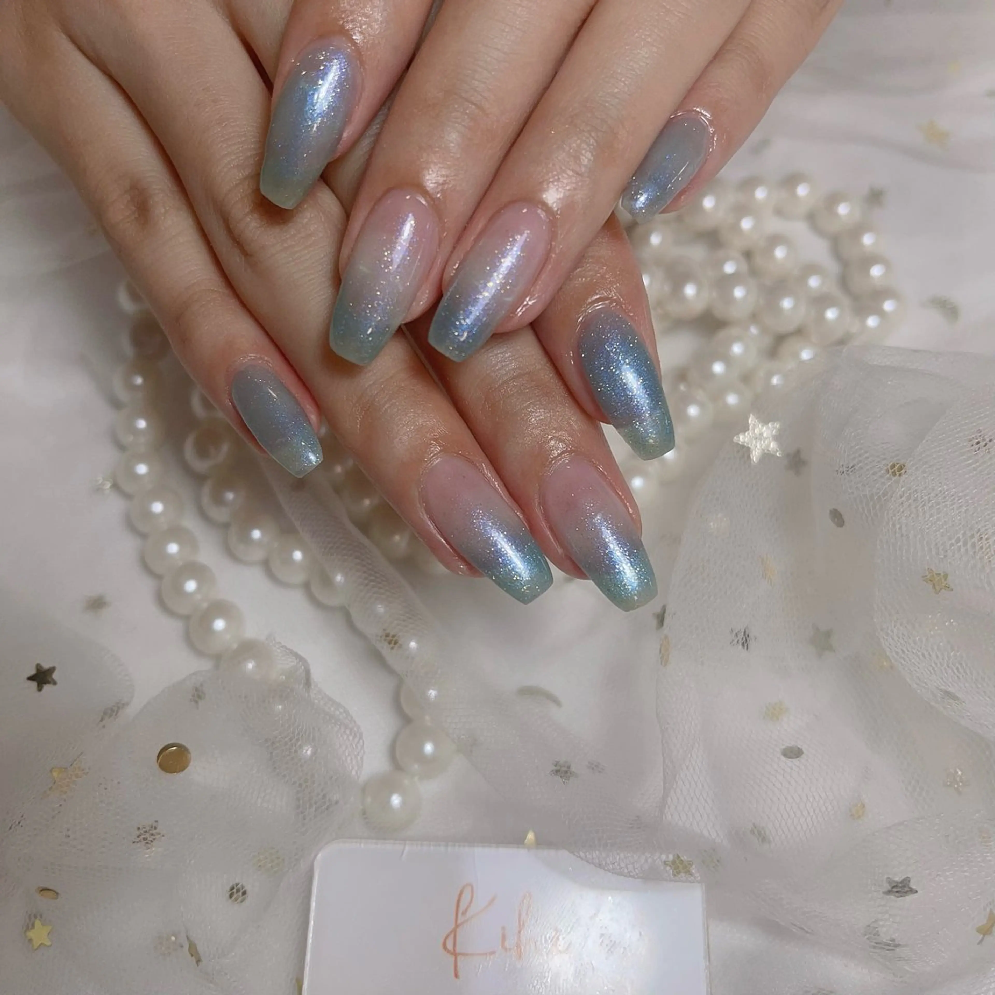 ネイル アートネイル フレンチネイル ジェルネイル グラデーション 韓国ネイル ハンドネイル 💕鈴木ユリ パラジェル/オフ無料のネイルデザイン