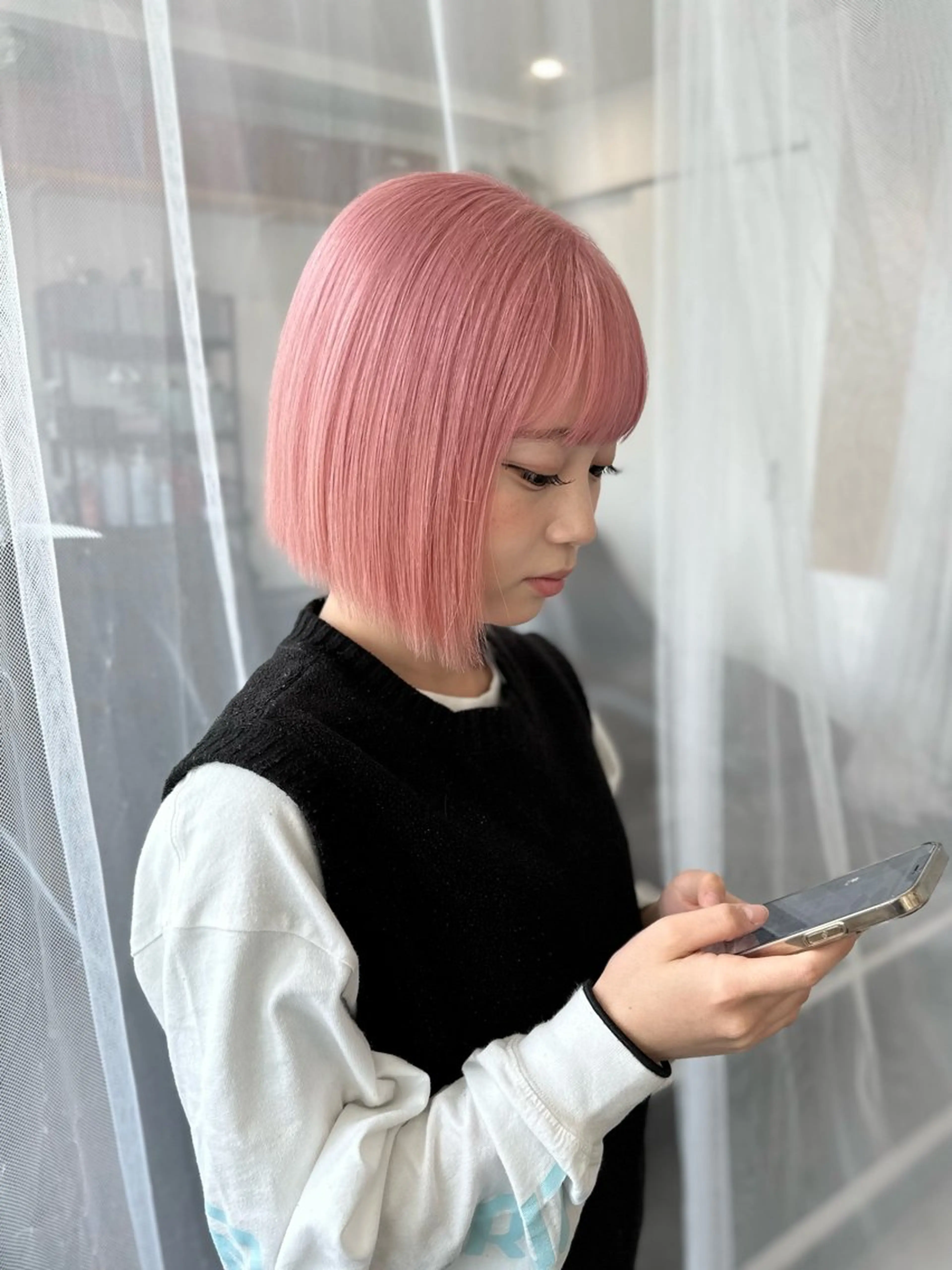 ミニモ限定料金‼️フルブリーチ＋艶カラー💛💛の写真