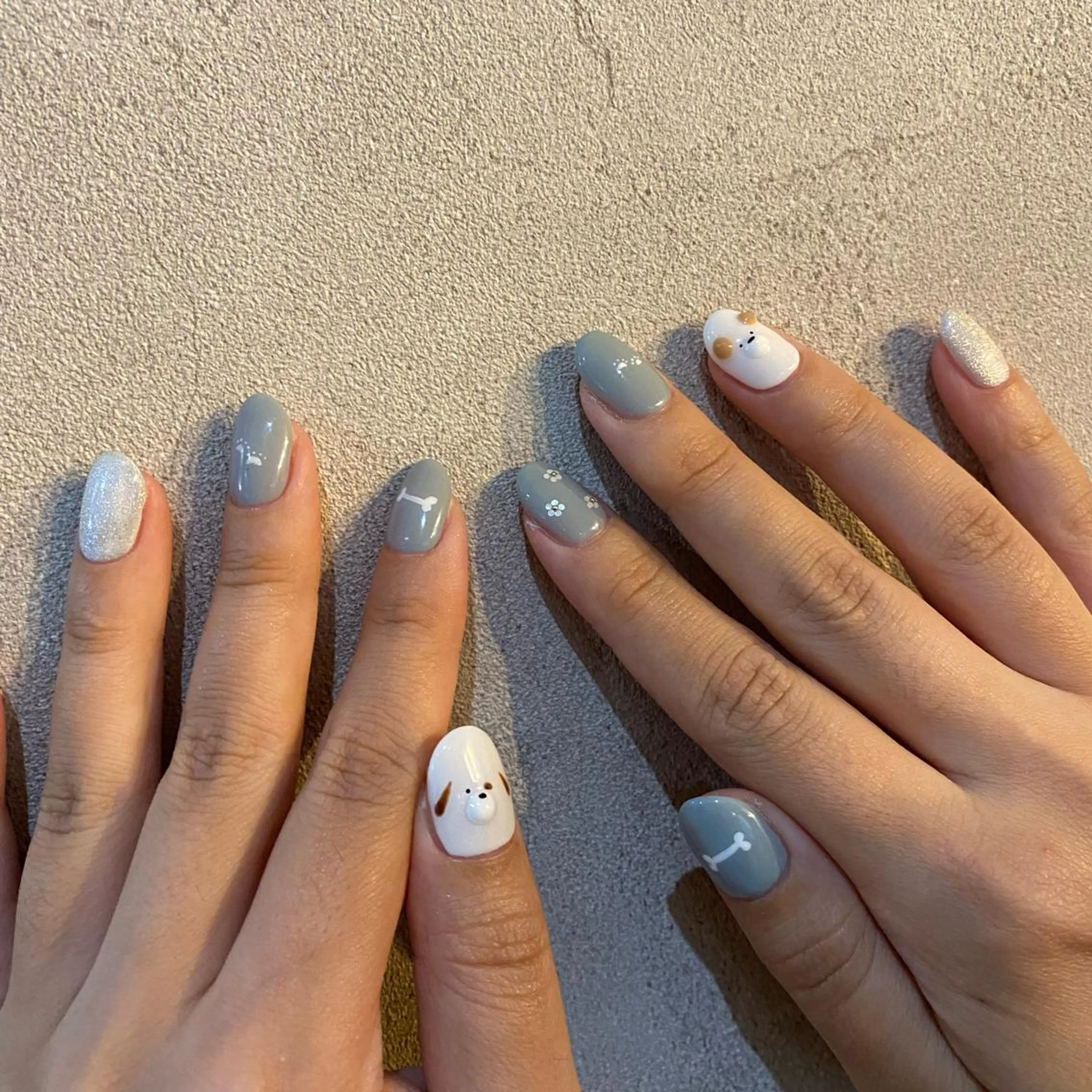 カラー ネイル scre as Etelのネイルデザイン