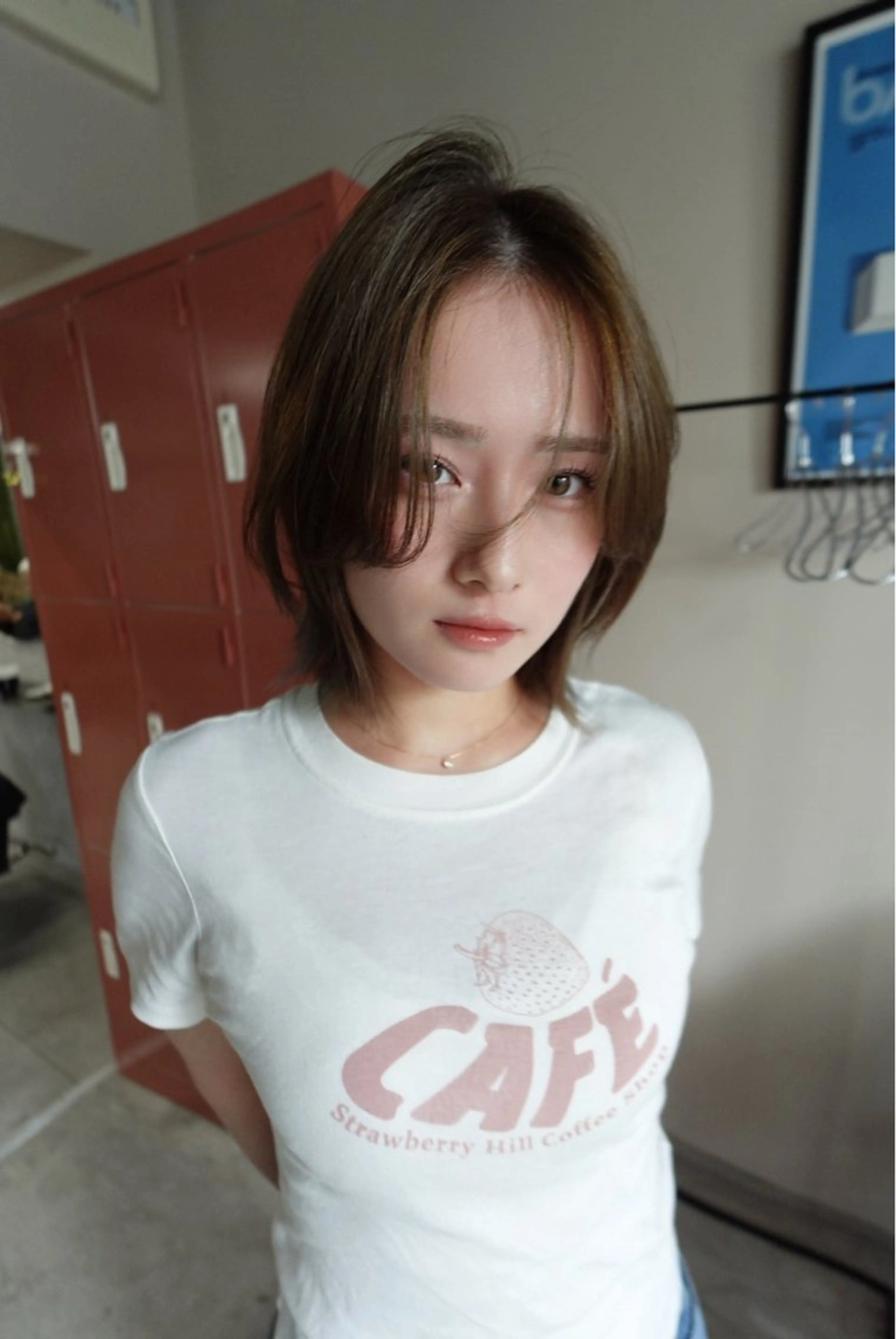 カラー ベージュカラー ブリーチ ブリーチなしカラー オリーブベージュ 梅田/韓国ヘア/ 似合わせ/わかな🍓のヘアスタイル