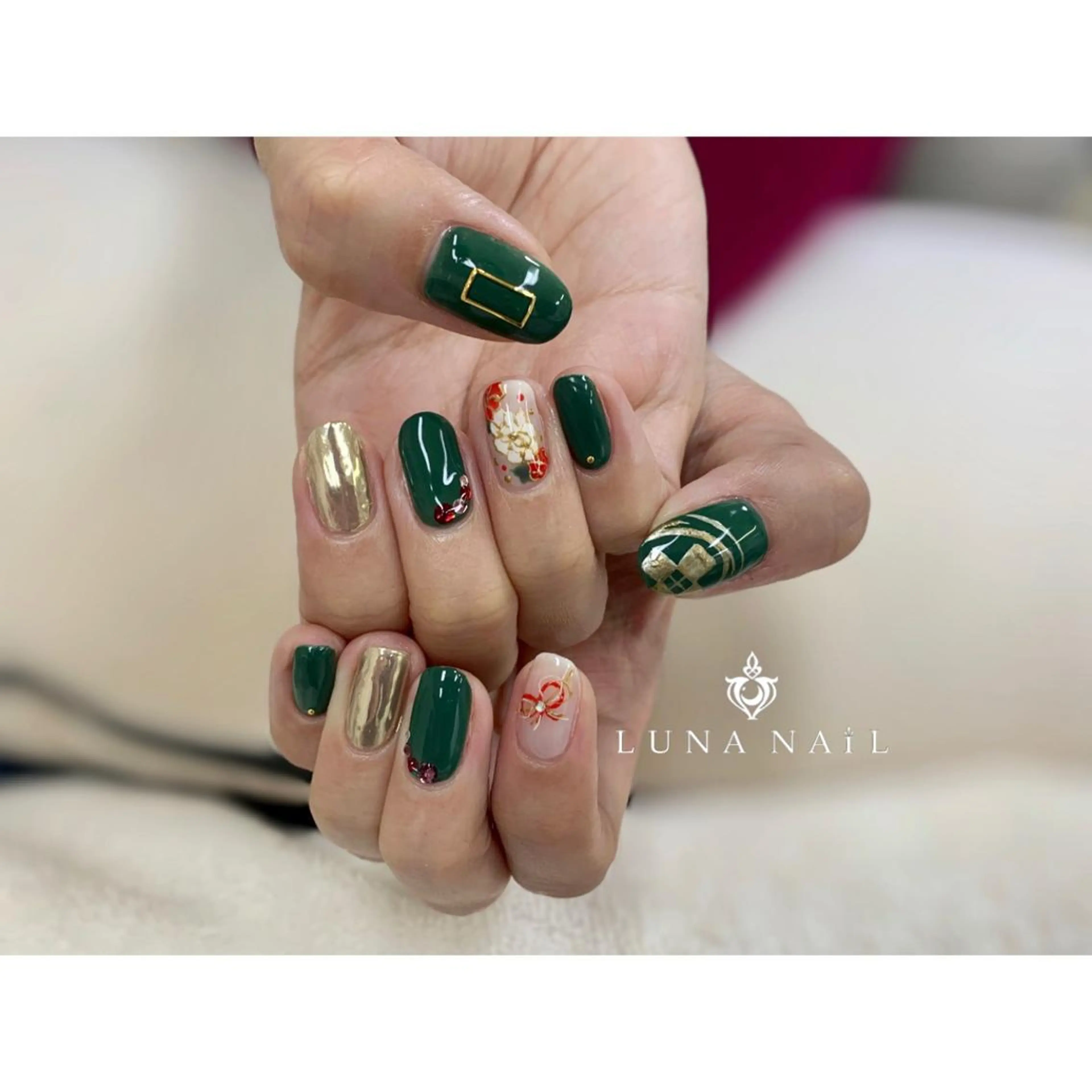 ネイル ハンドネイル アトリエ　ミモザ所属・いまむら あかりのネイルデザイン