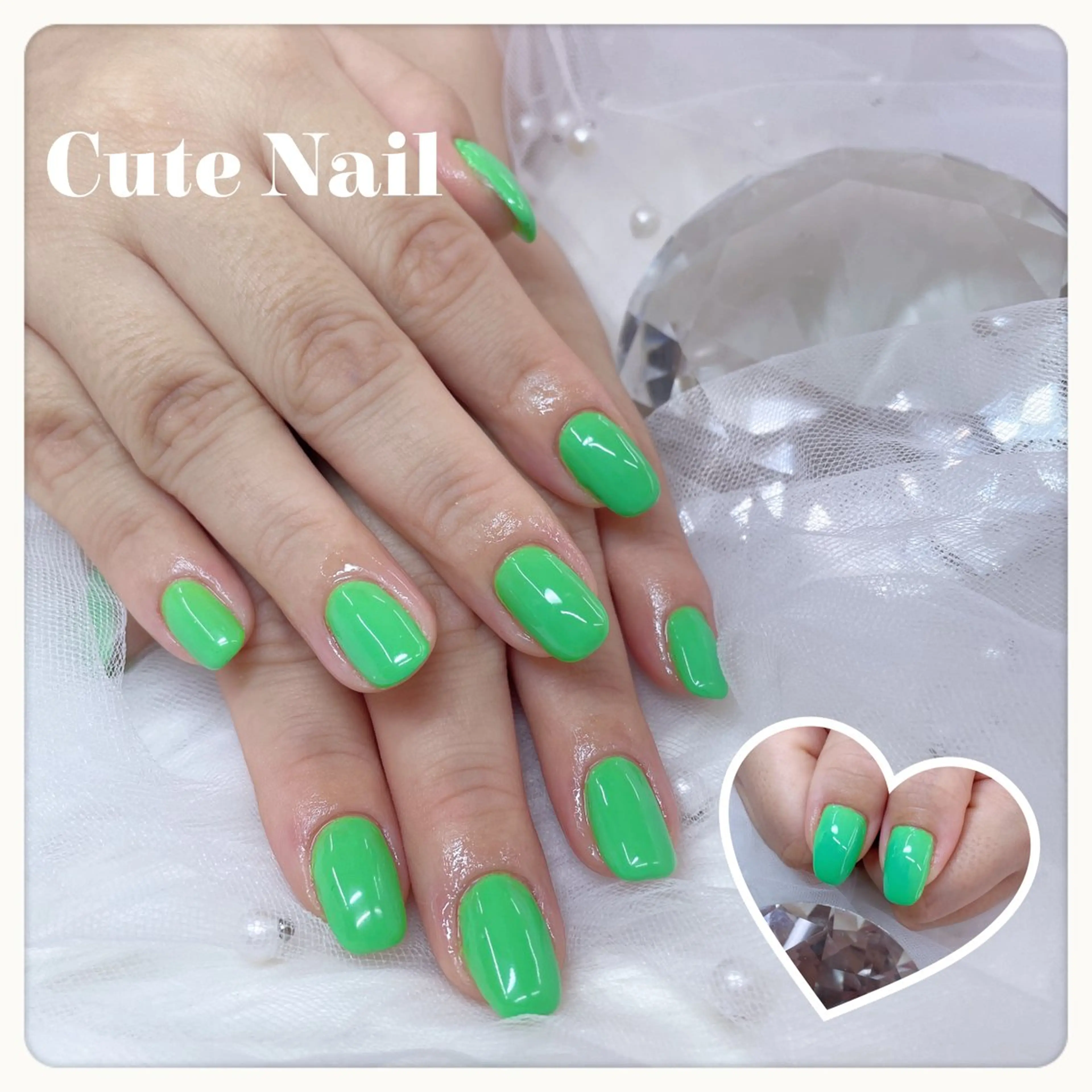 ネイル GO TODAY SHAiRE SALON原宿 Liber所属・️🫧もこ 艶感ネイル🫧のネイルデザイン