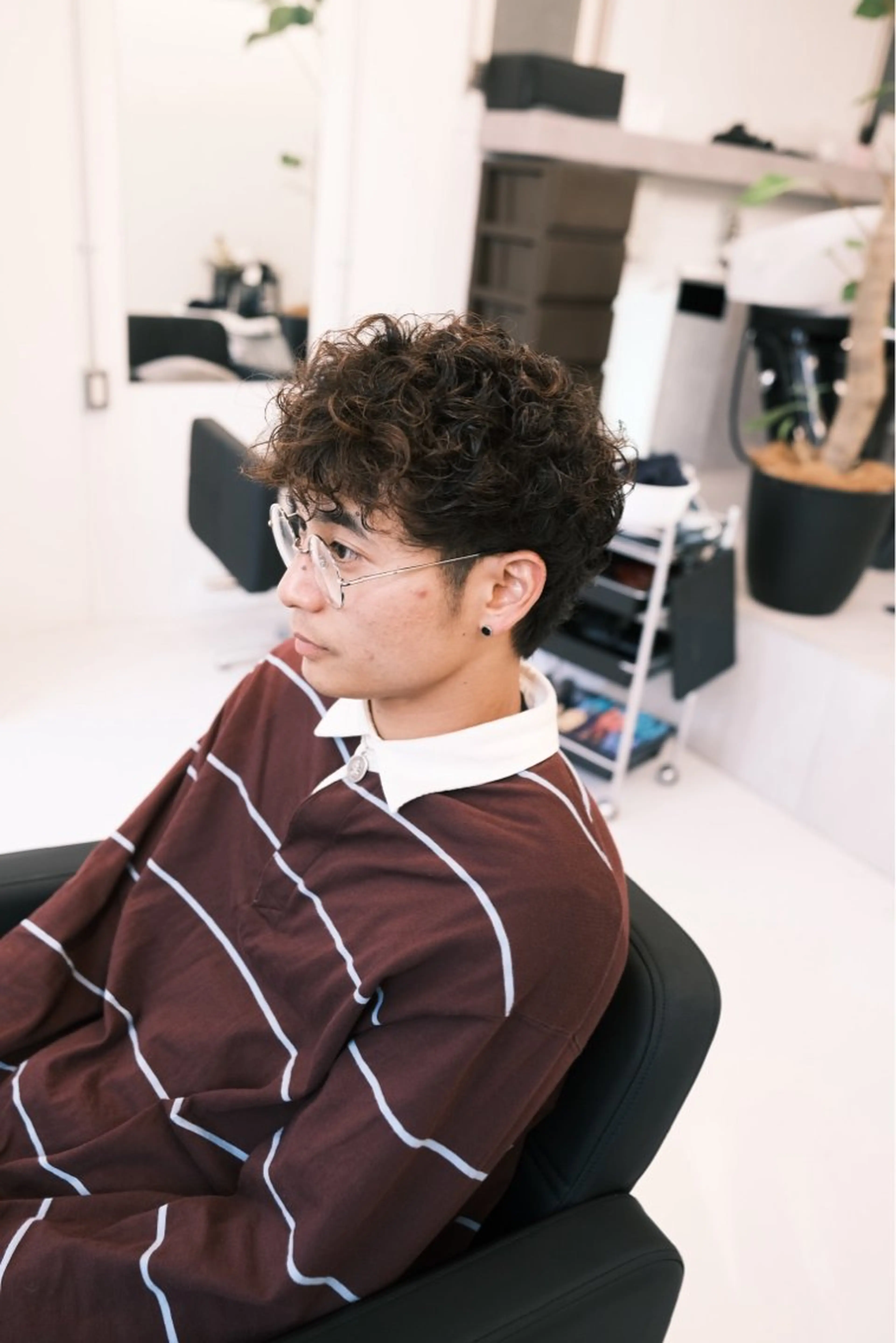 ショート パーマ メンズ 中山 皓貴のヘアスタイル